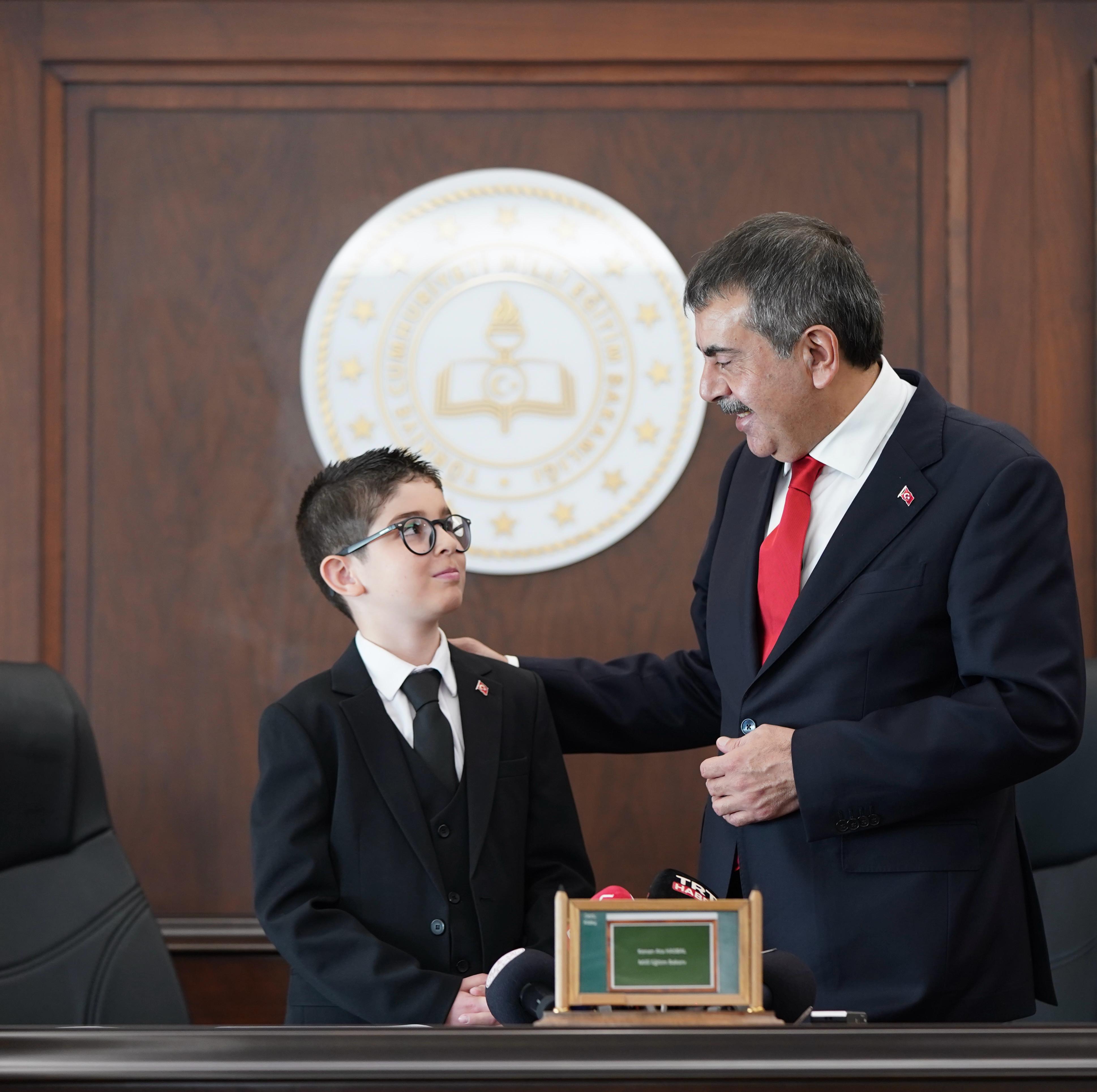 Milli Eğitim Bakanı Yusuf Tekin ve Kenan Ata Hasbal