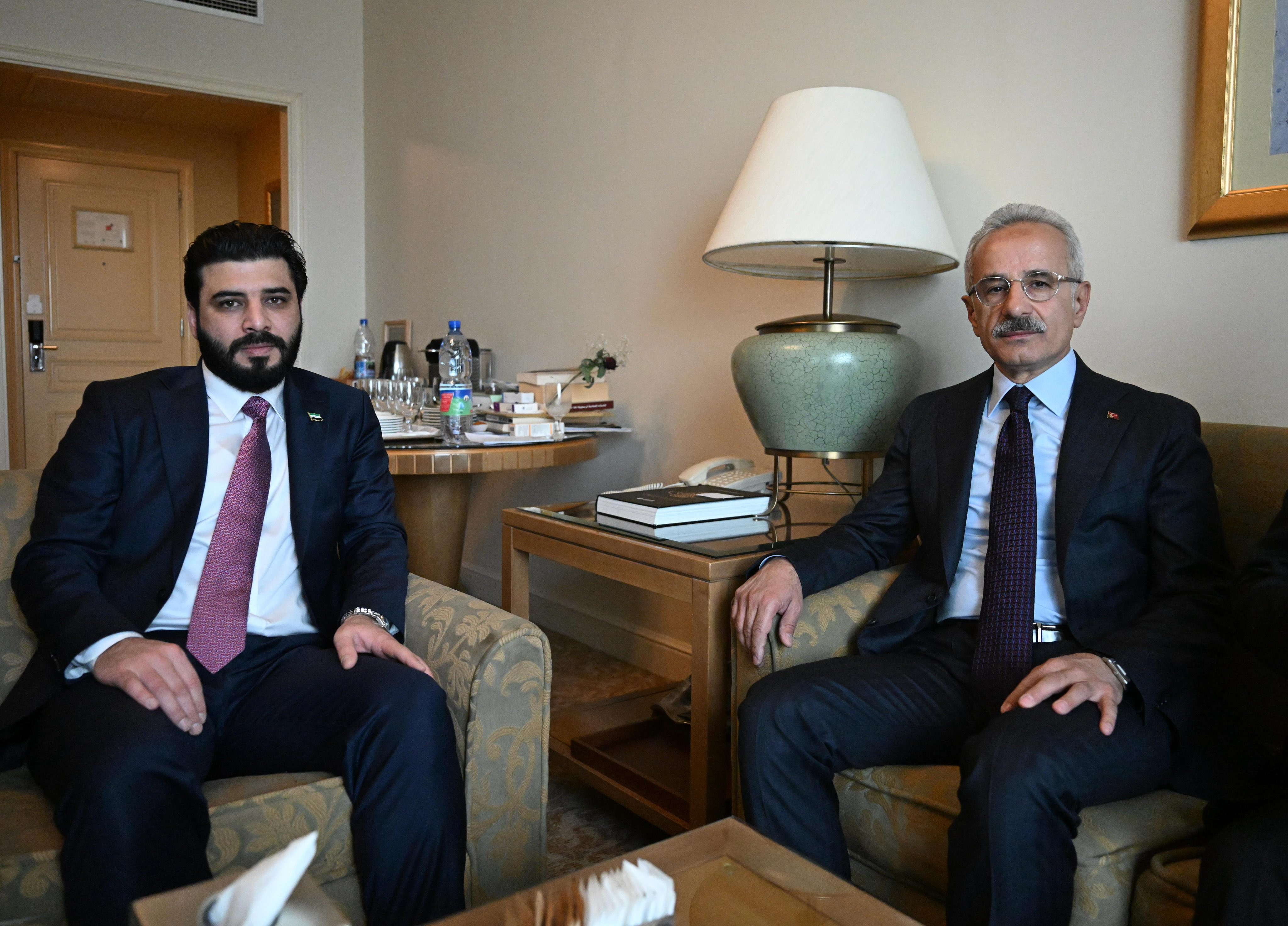 Abdulkadir Uraloğlu ve Eşhed Salibi görüşmesi