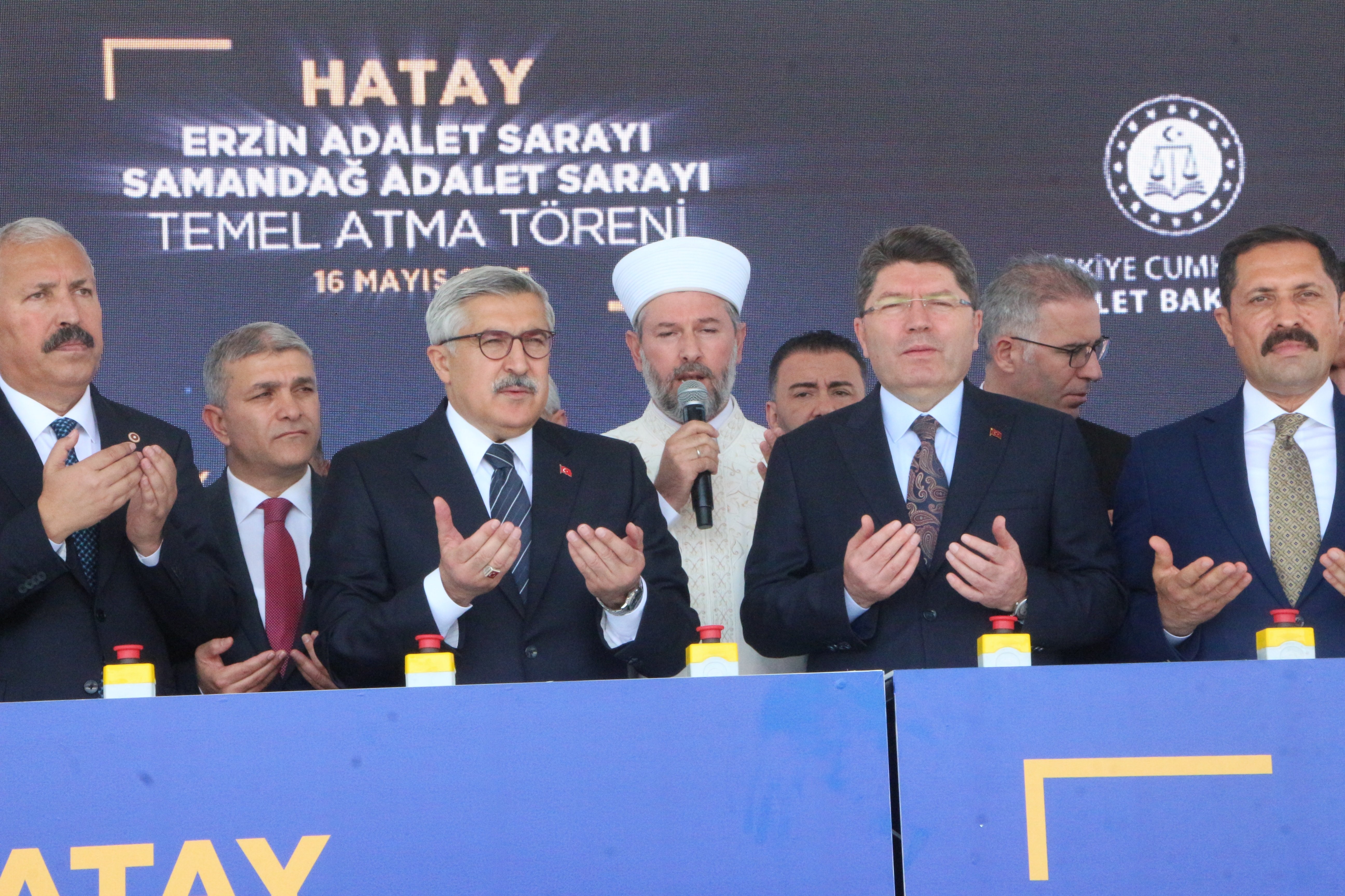 Adalet Sarayı temel atma töreni
