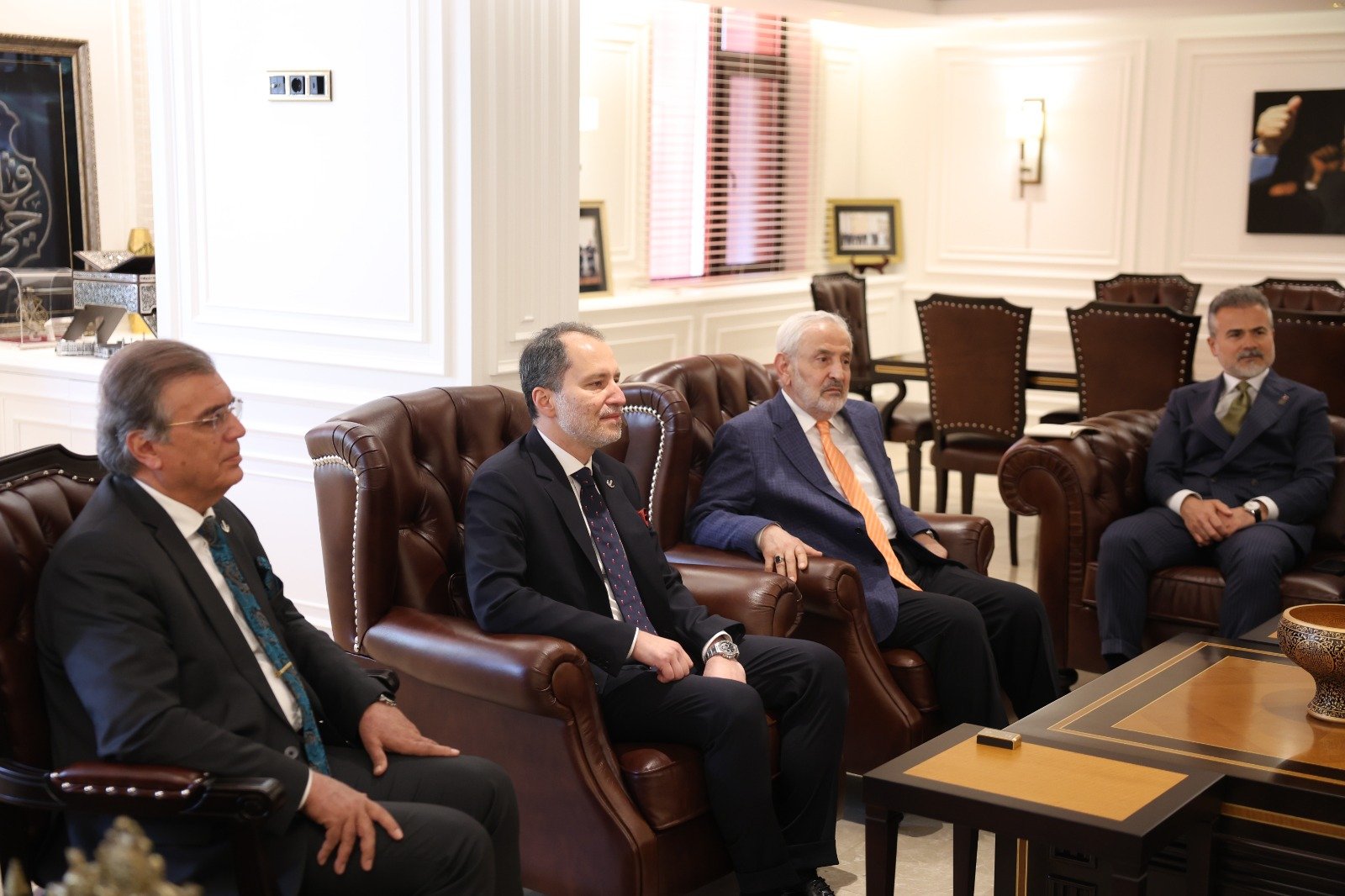 DEM Parti Yeniden Refah Partisi ziyareti