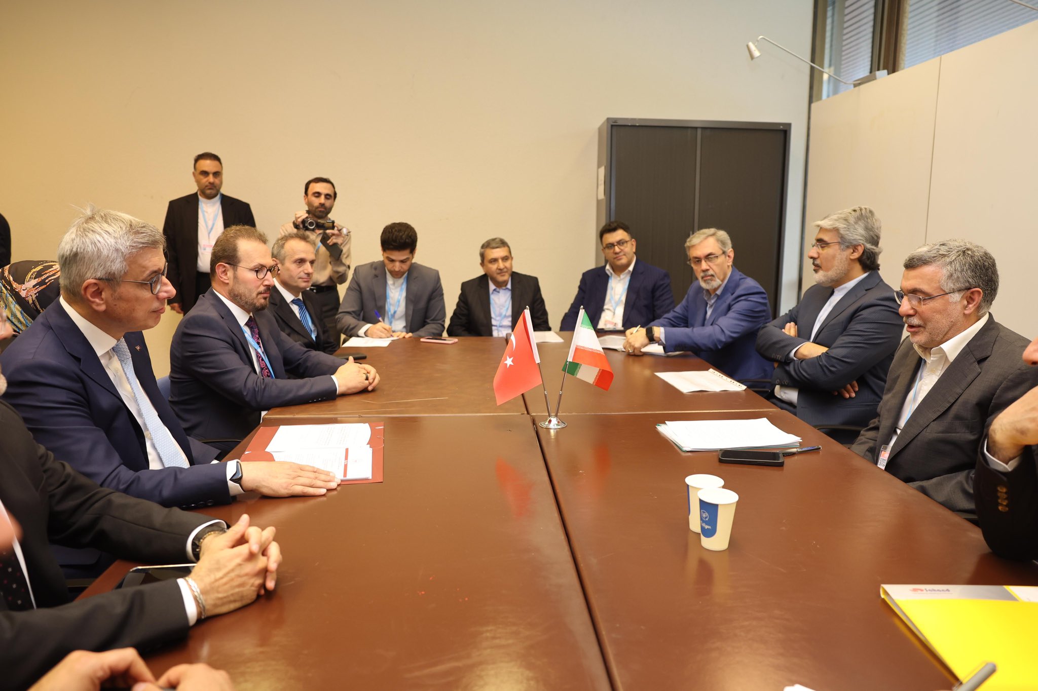 Sağlık Bakanı Kemal Memişoğlu ve İran Sağlık Bakanı Salih Zafergandhi