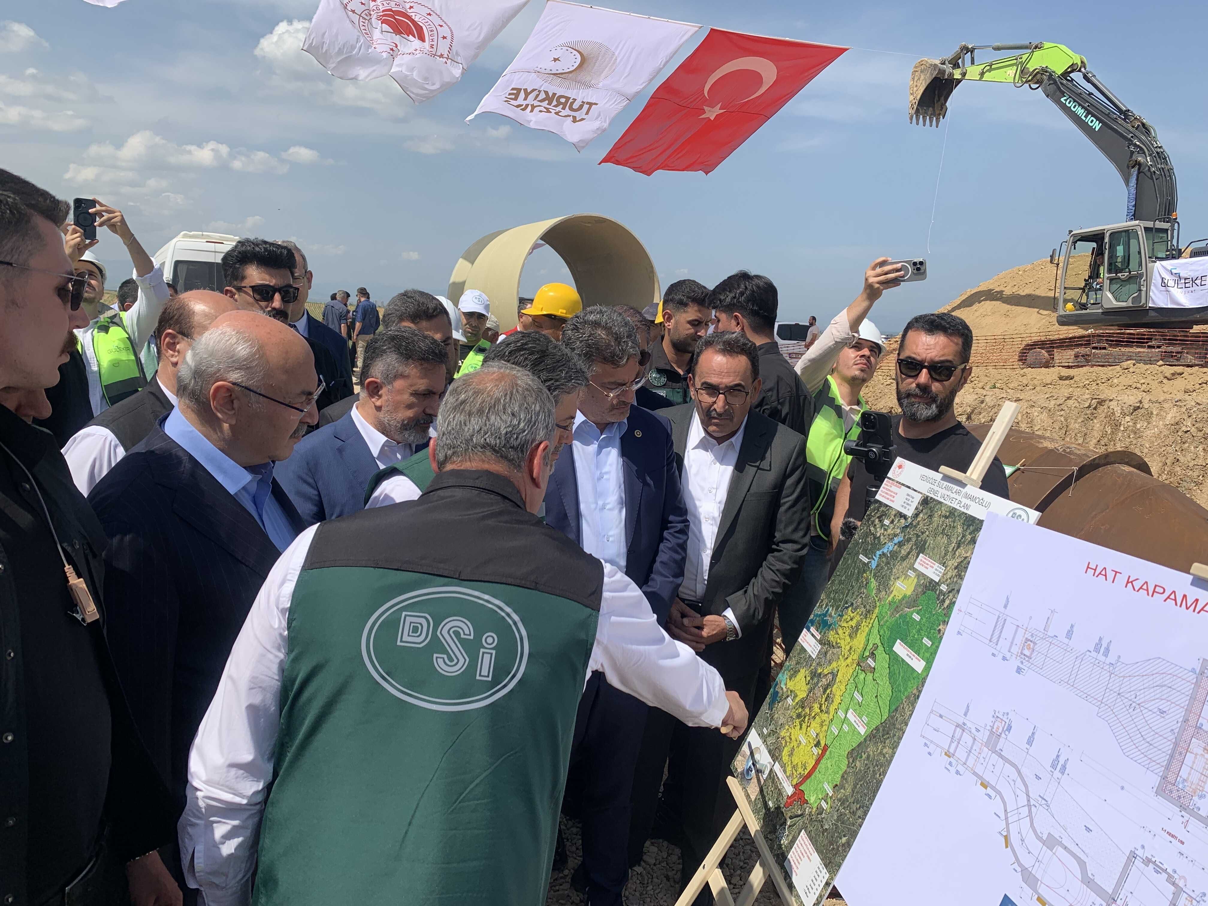 Tarım ve Orman Bakanı İbrahim Yumaklı proje incelemesinde