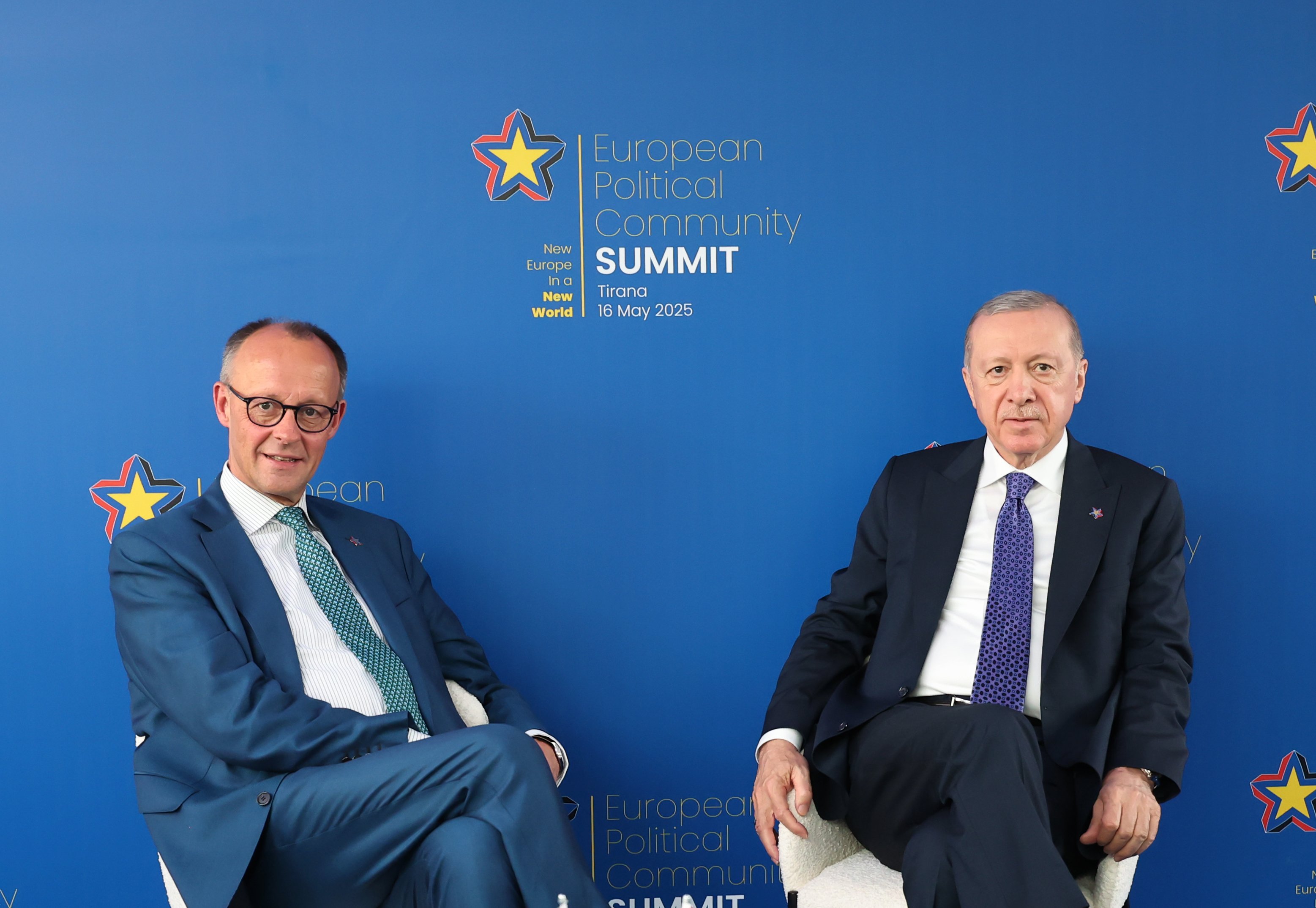 Cumhurbaşkanı Erdoğan ve Almanya Başbakanı Merz