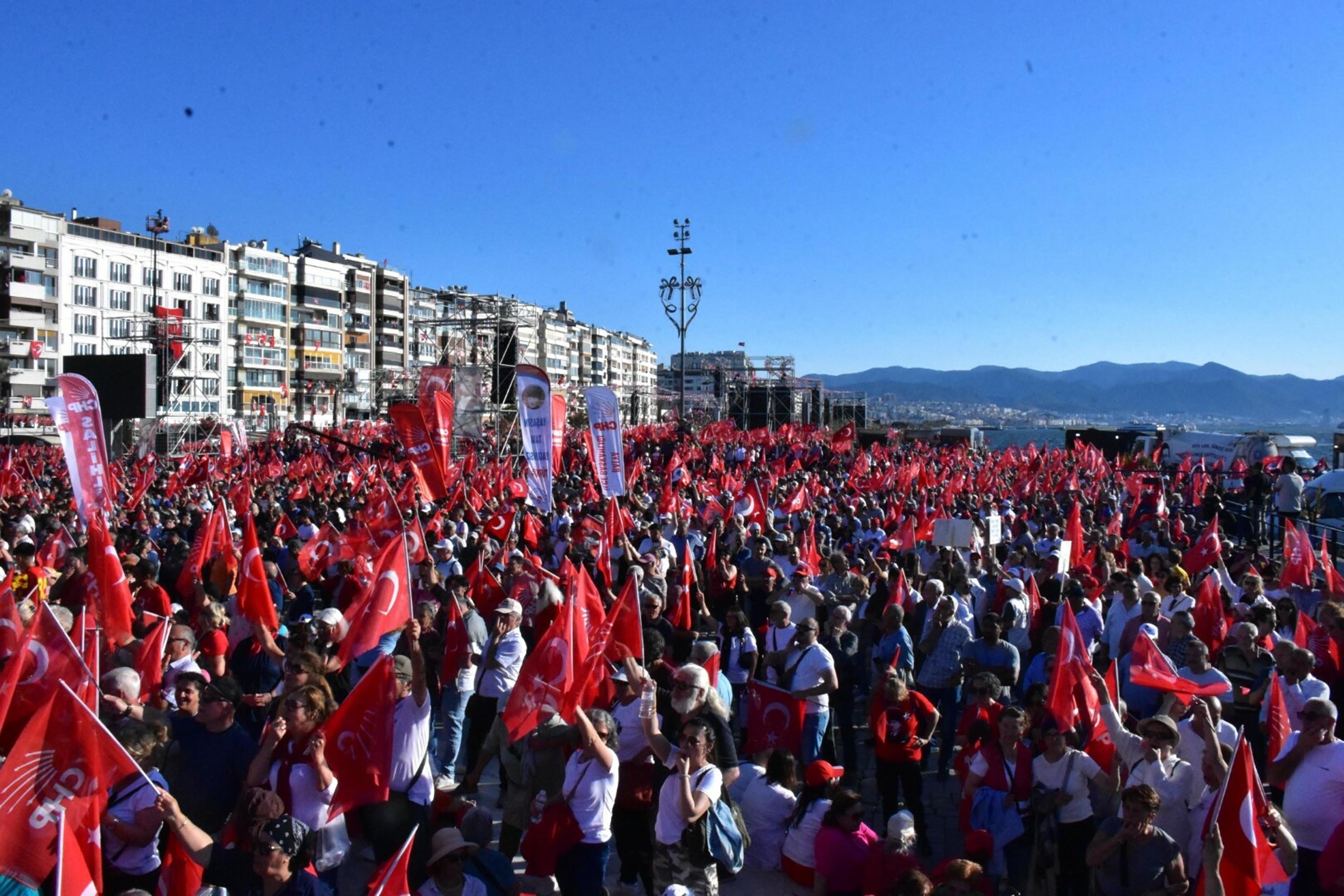 CHP Miting Katılımcıları