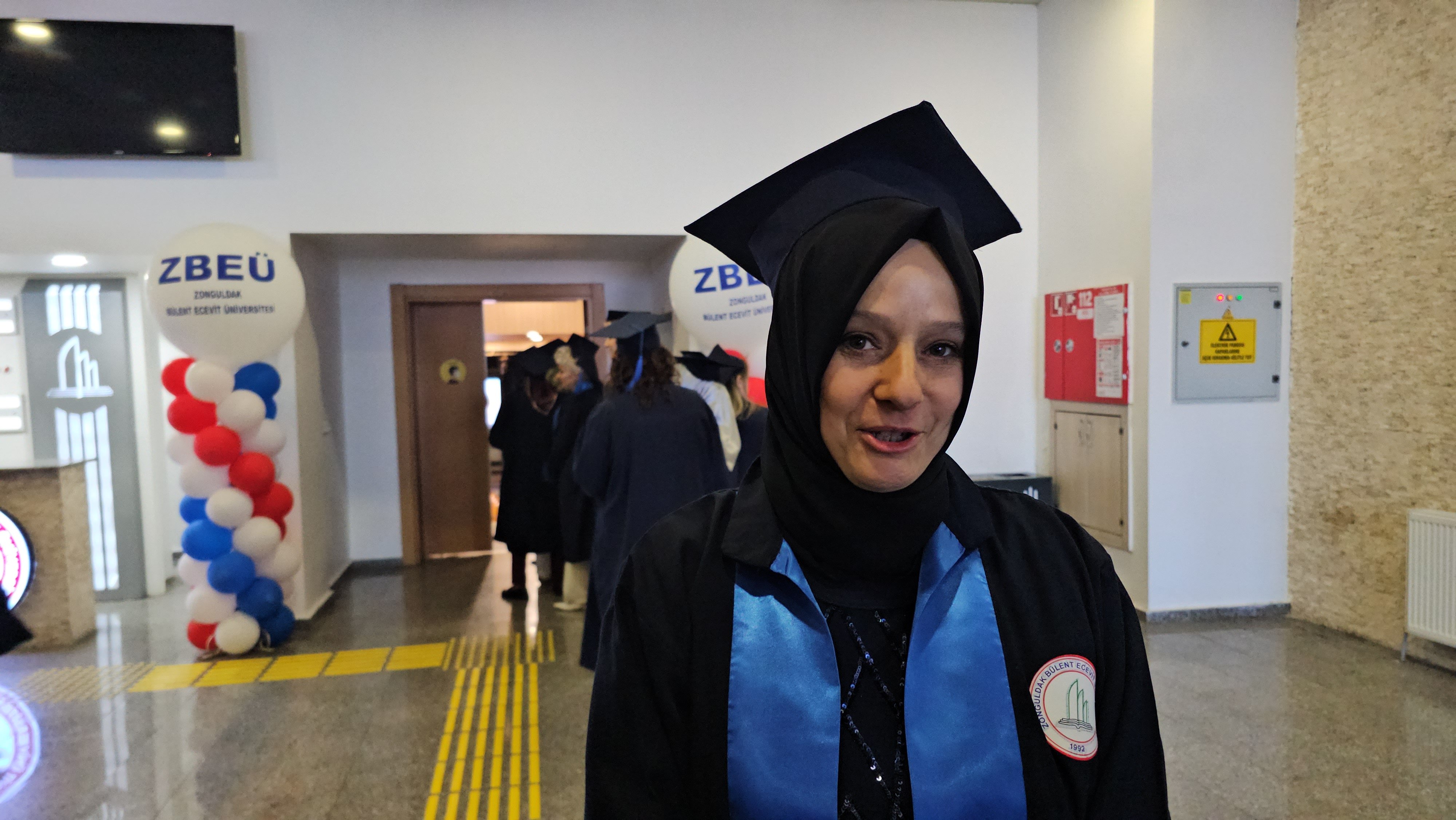 Rektör Özölçer konuşma yapıyor