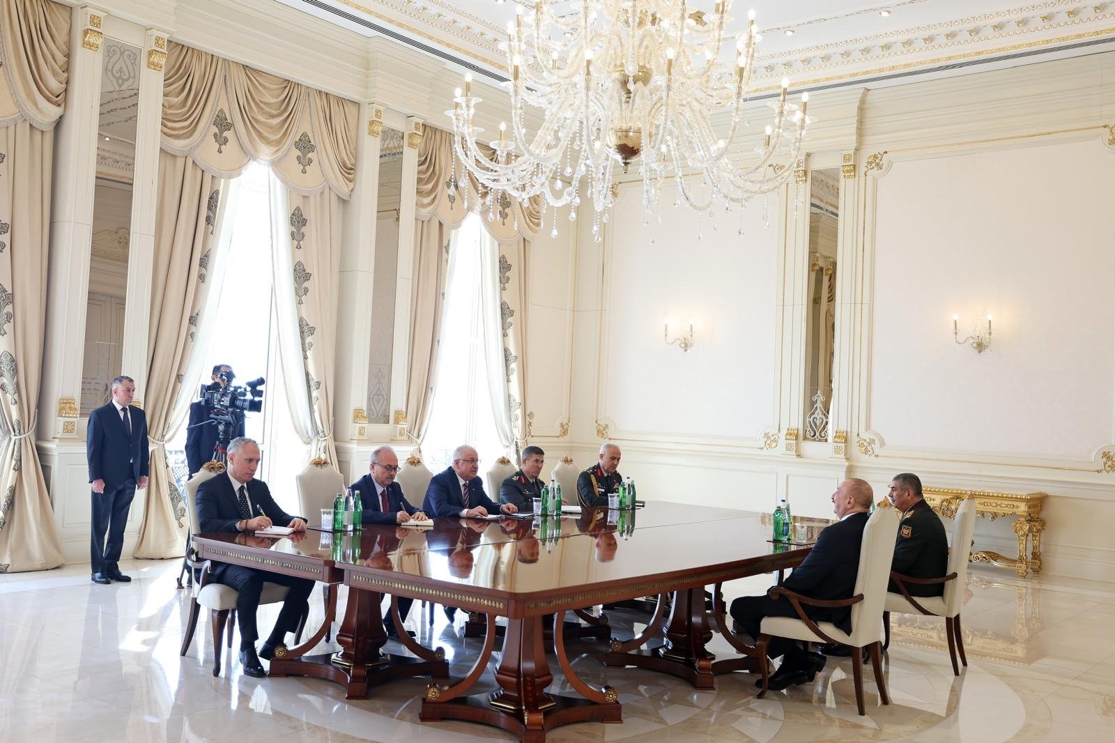 Yaşar Güler İlham Aliyev görüşmesi