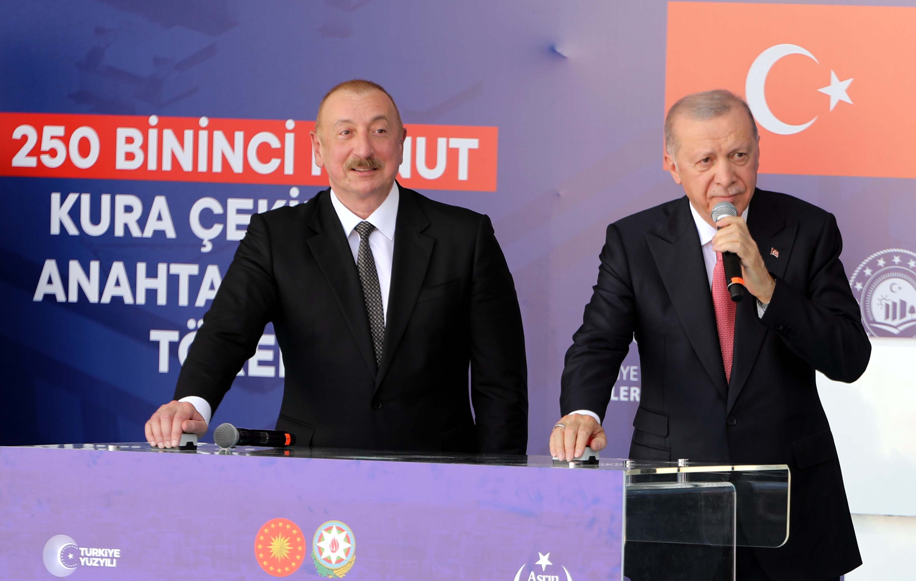 Cumhurbaşkanı Erdoğan ve Aliyev