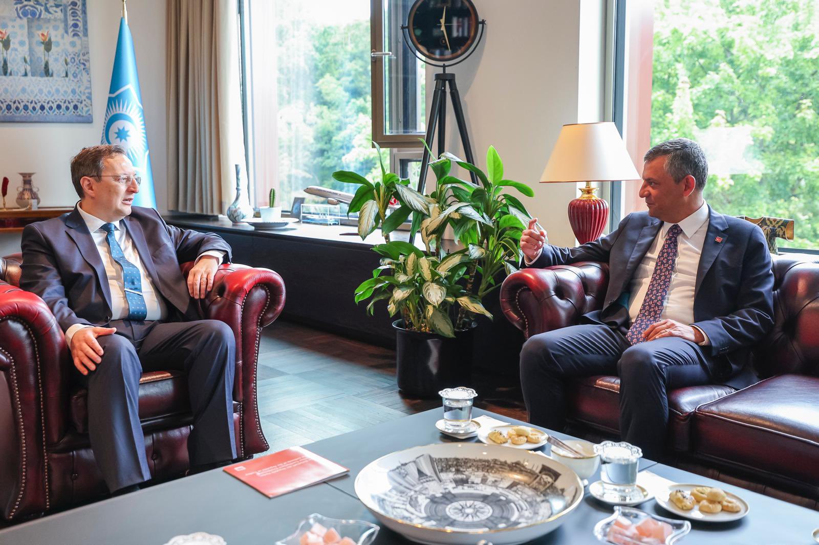 CHP Genel Başkanı diplomatik görüşme