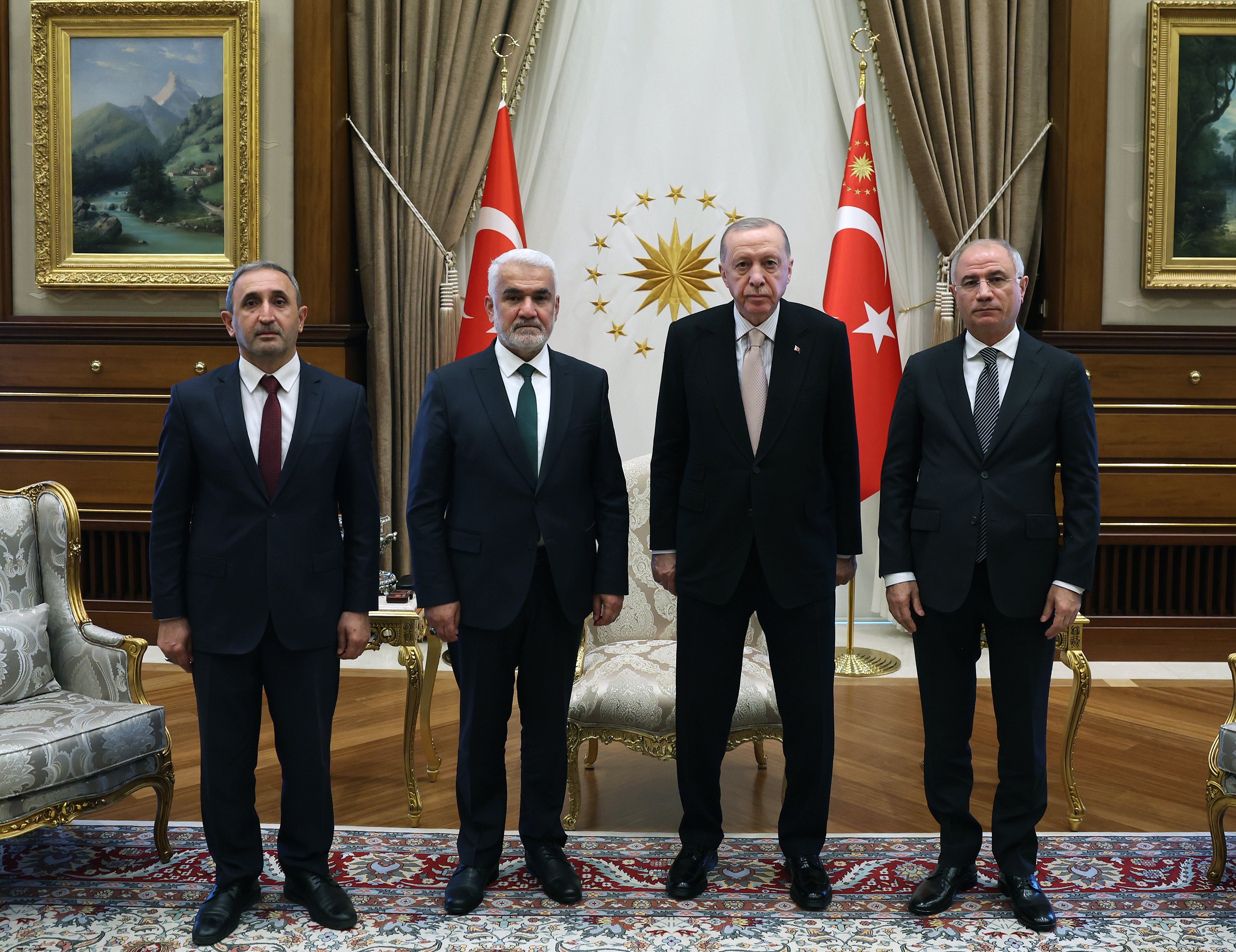 Cumhurbaşkanı Erdoğan ve HÜDA PAR Genel Başkanı Yapıcıoğlu
