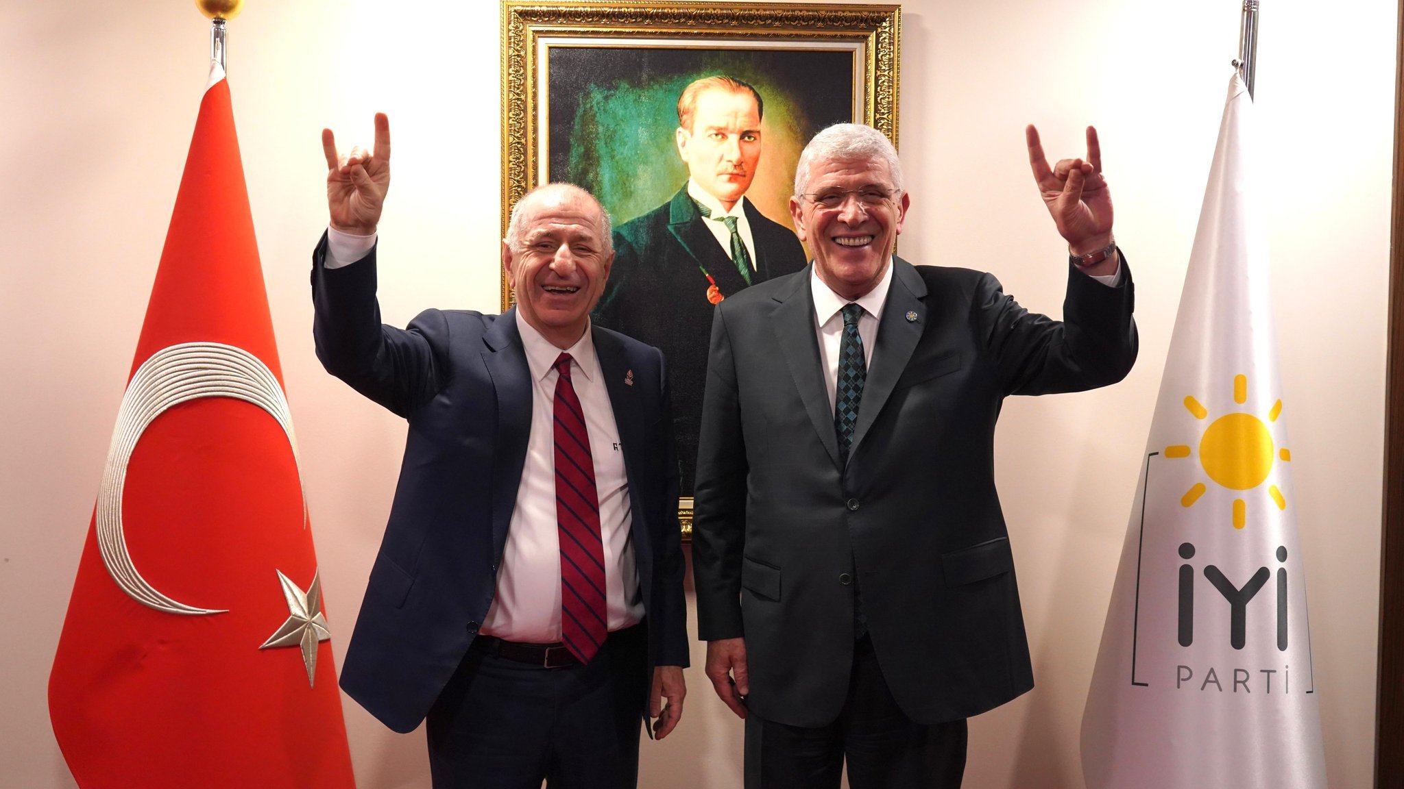 Ümit Özdağ ve Müsavat Dervişoğlu basın açıklaması