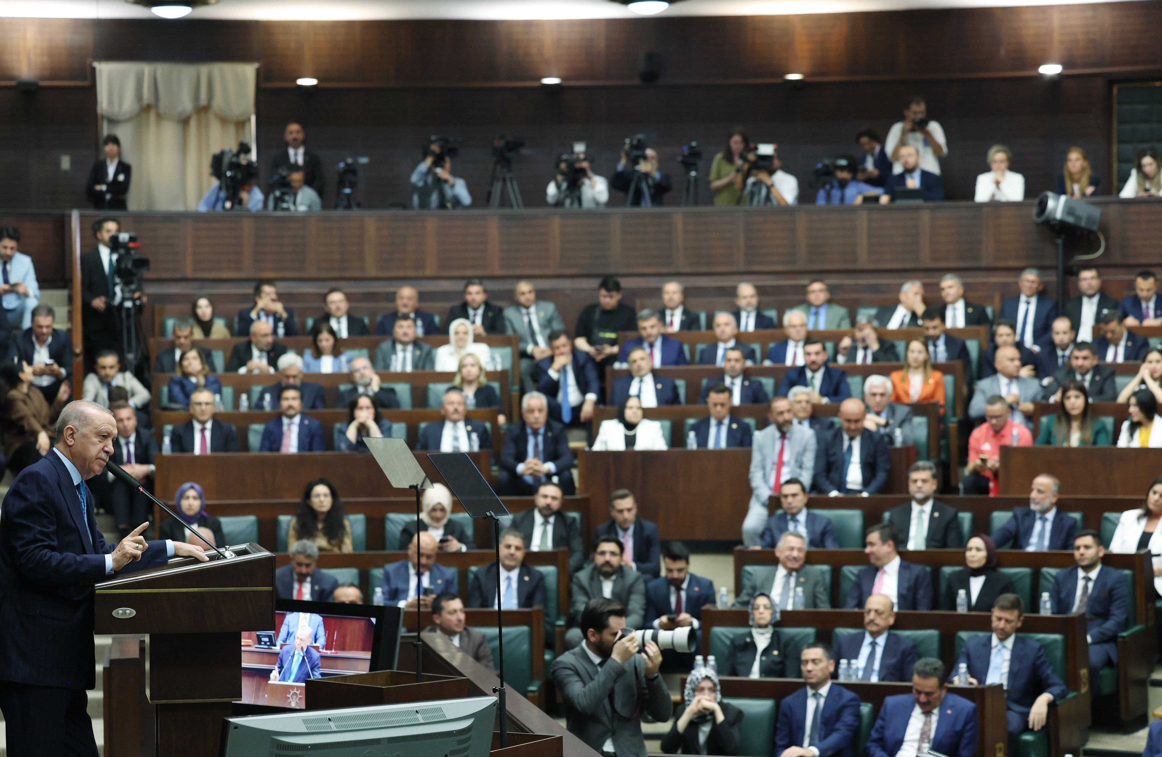 Cumhurbaşkanı Erdoğan Filistin mesajı veriyor