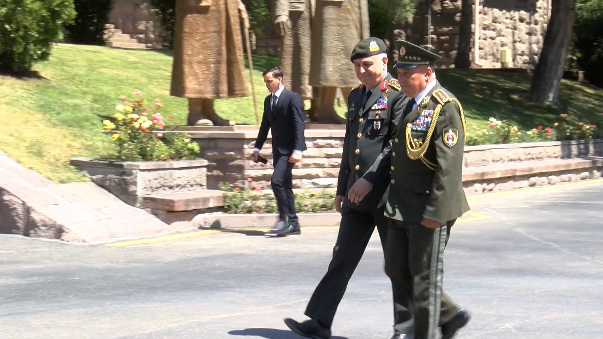 Genelkurmay Başkanı Gürak ve Slovakya Genelkurmay Başkanı Zmeko