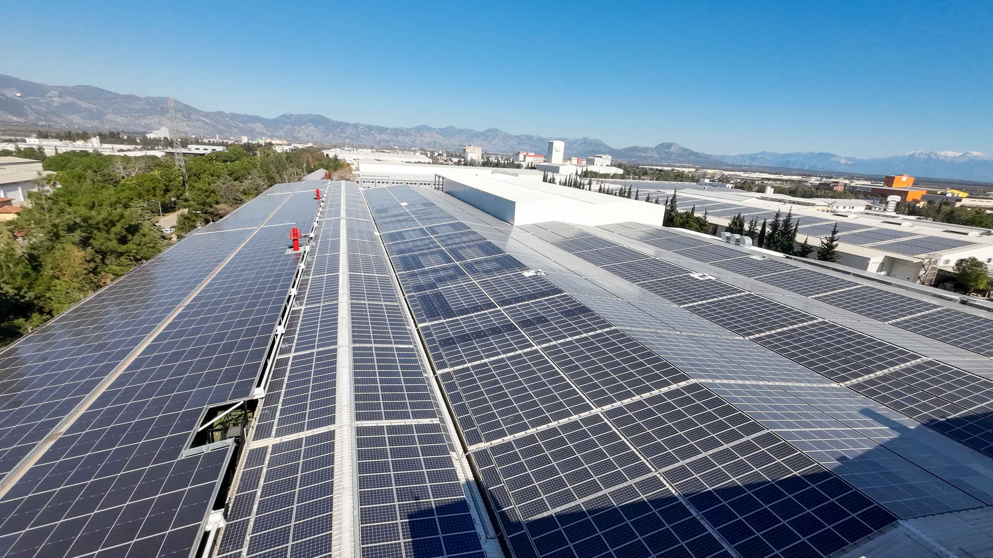 Antalya OSB Fabrika Çatıları