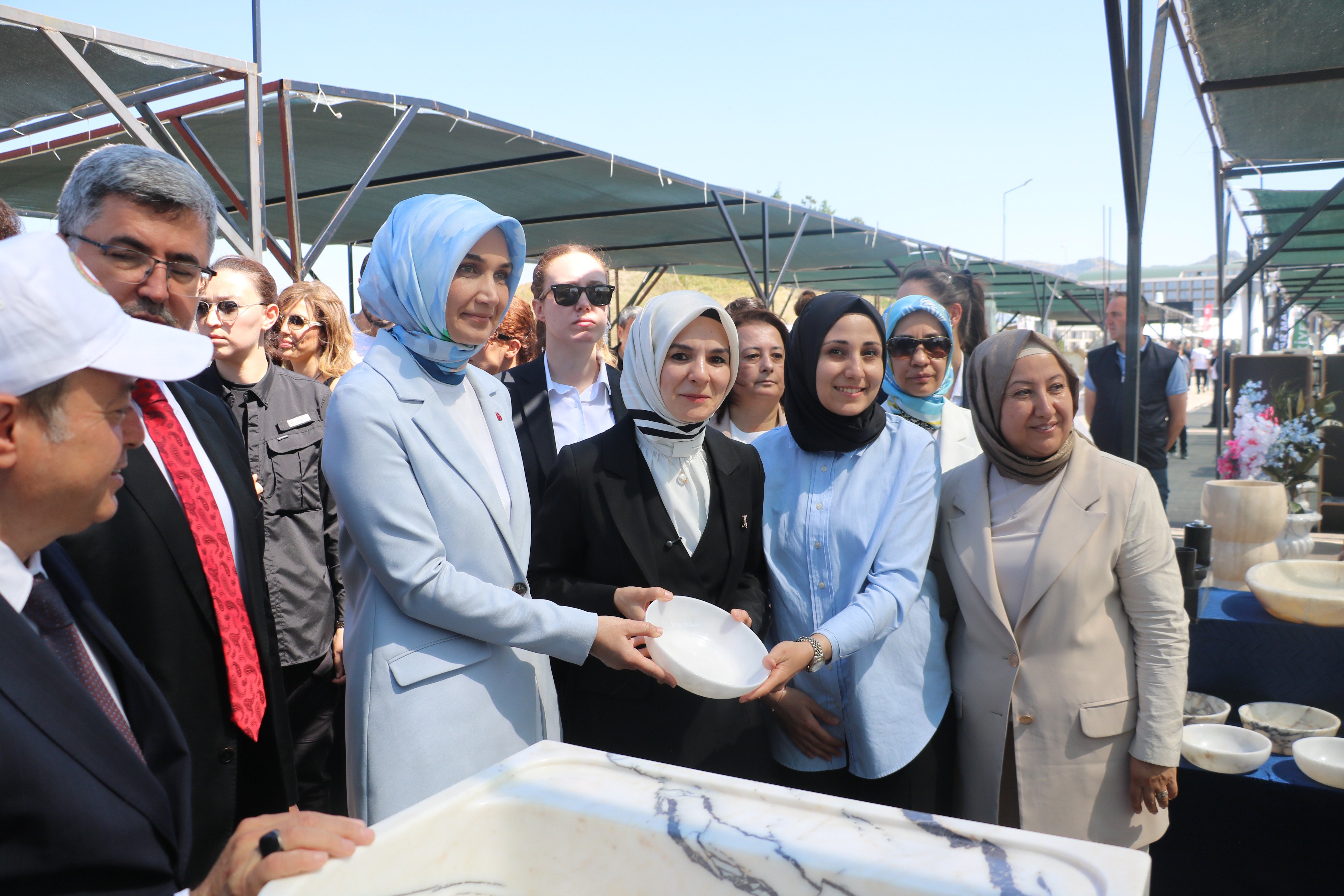 Bakan Göktaş Mermer Fuarında