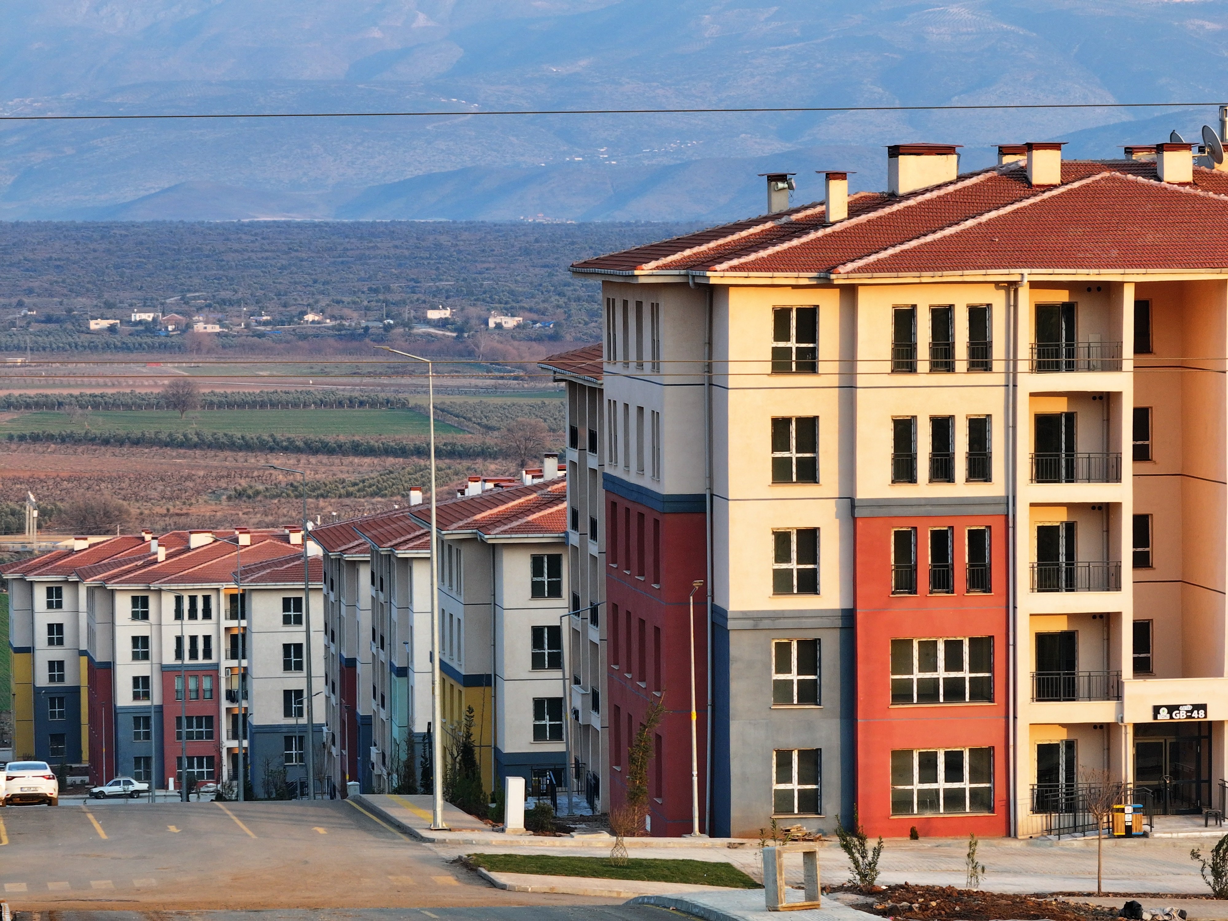Hassa afet konutları yerleşim alanı