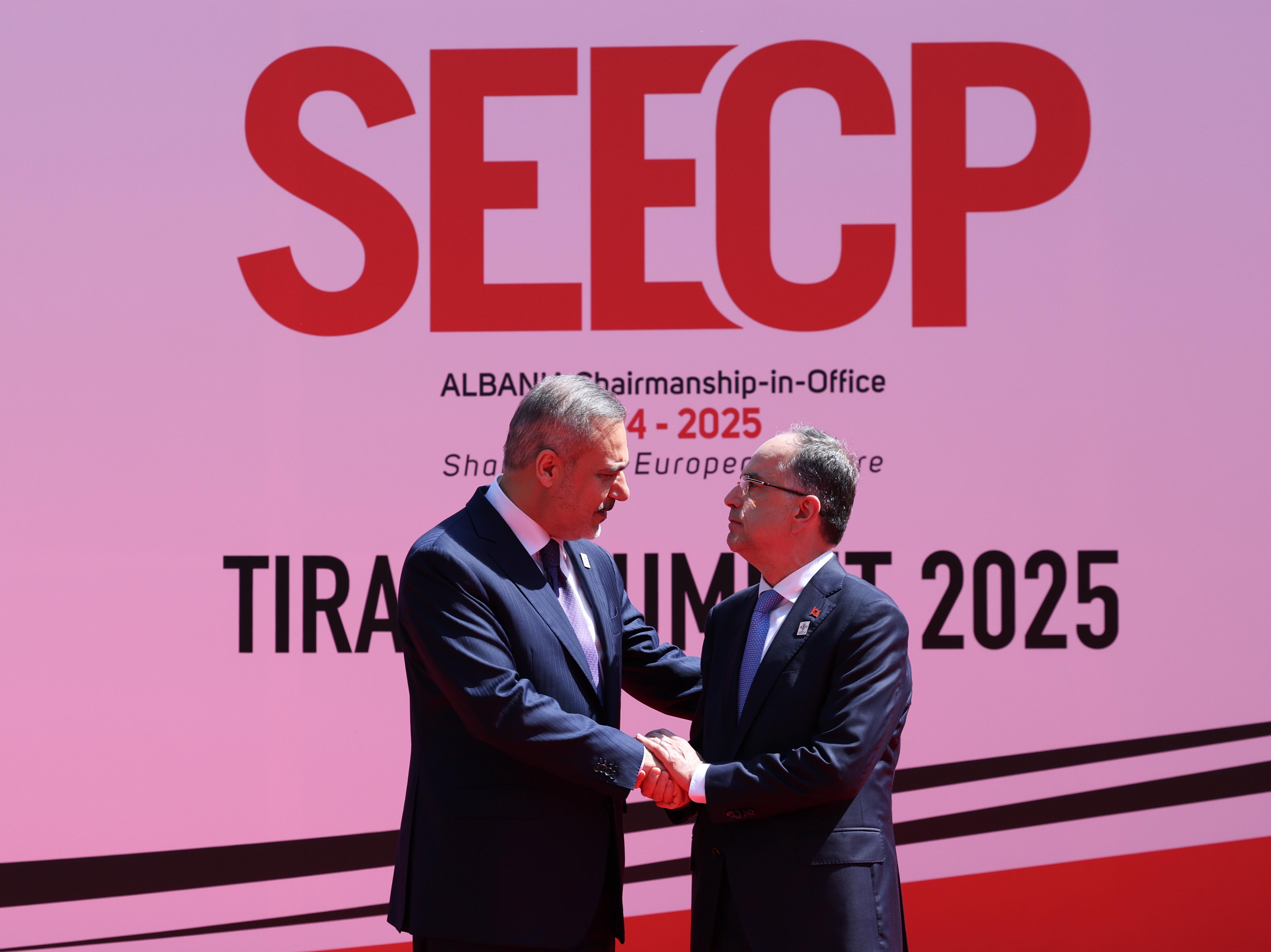 Hakan Fidan Arnavutluk Zirvesi