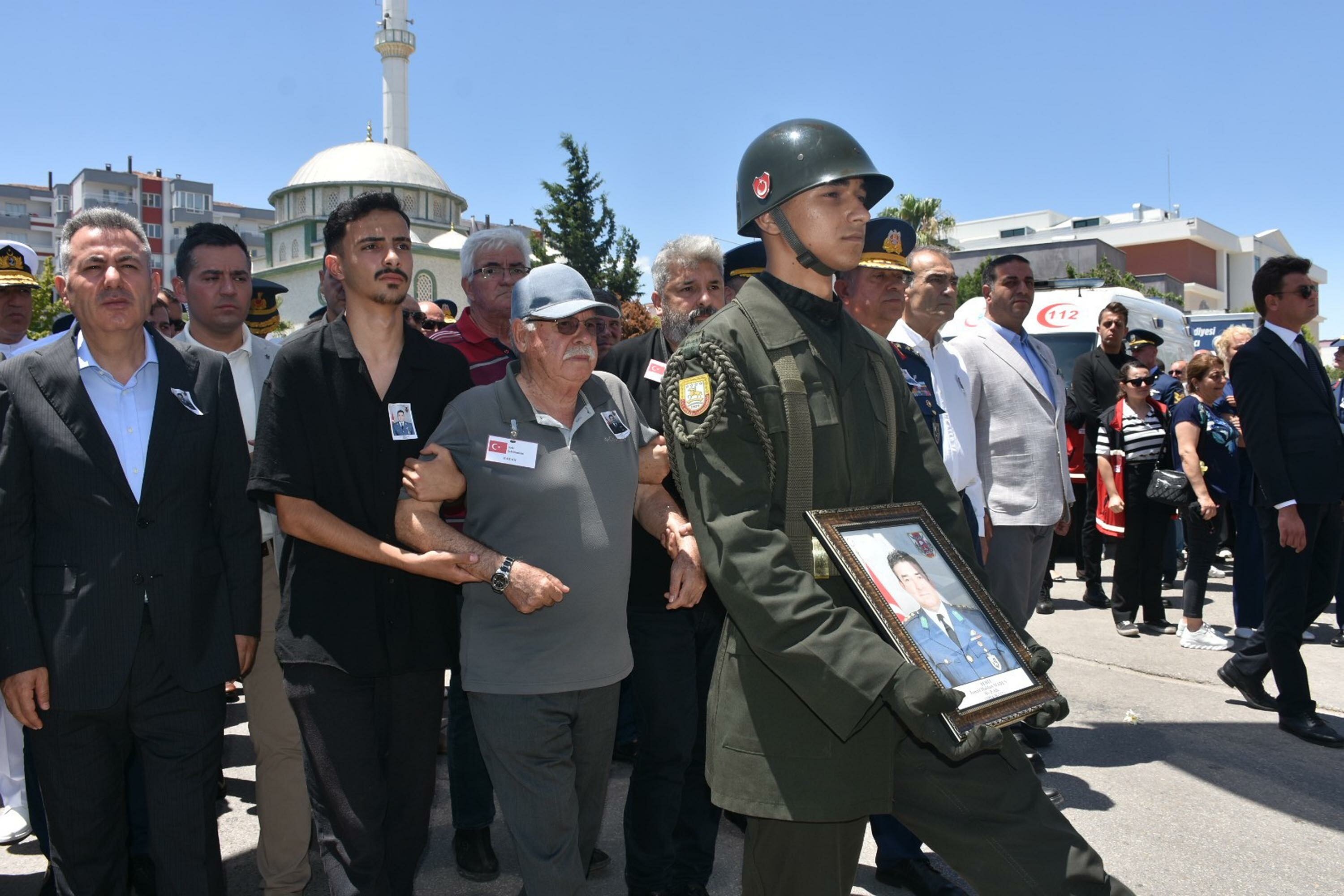 Şehit Albay Maden için tören