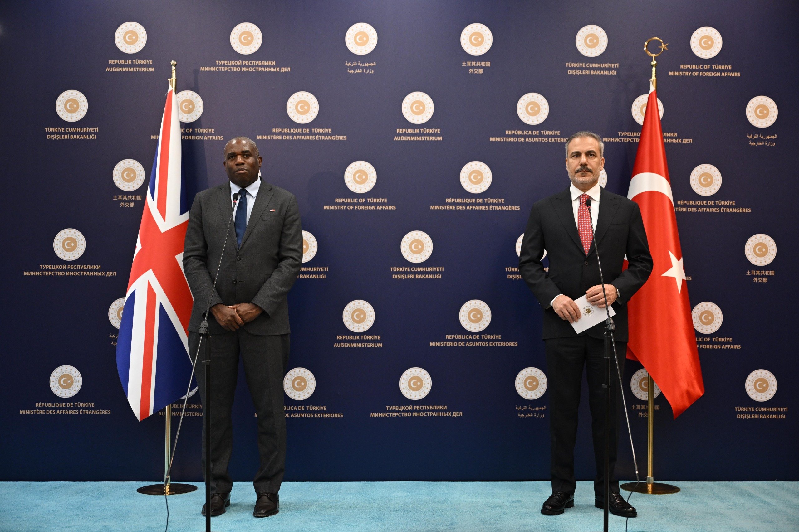 Hakan Fidan basın toplantısı