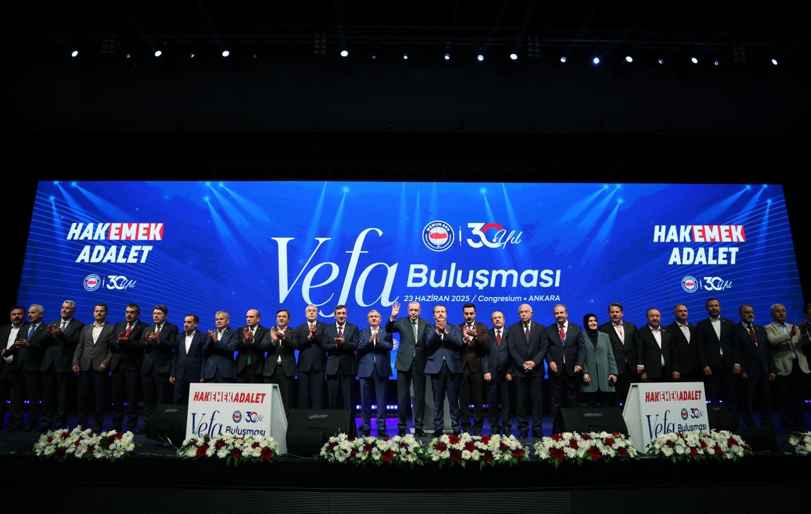 Cumhurbaşkanı Erdoğan Memur-Sen etkinliğinde