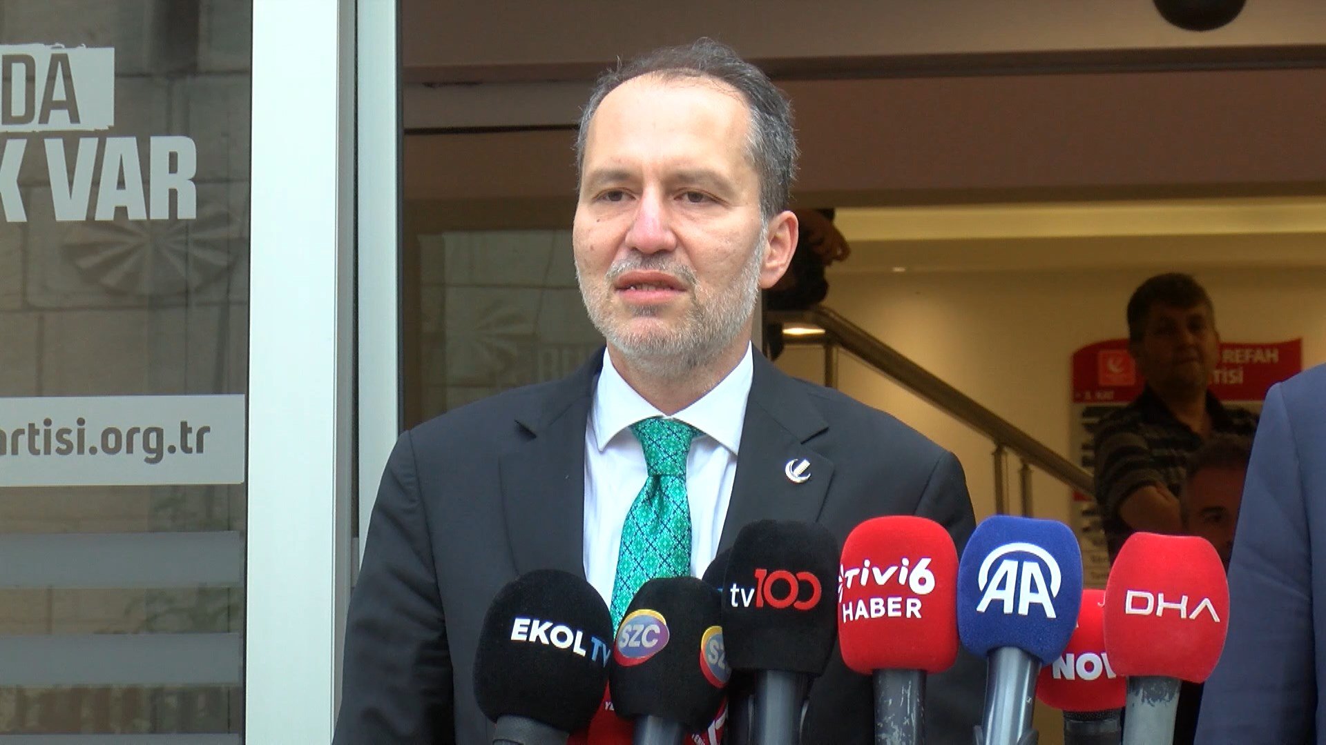 İYİ Parti ve Yeniden Refah Partisi liderleri