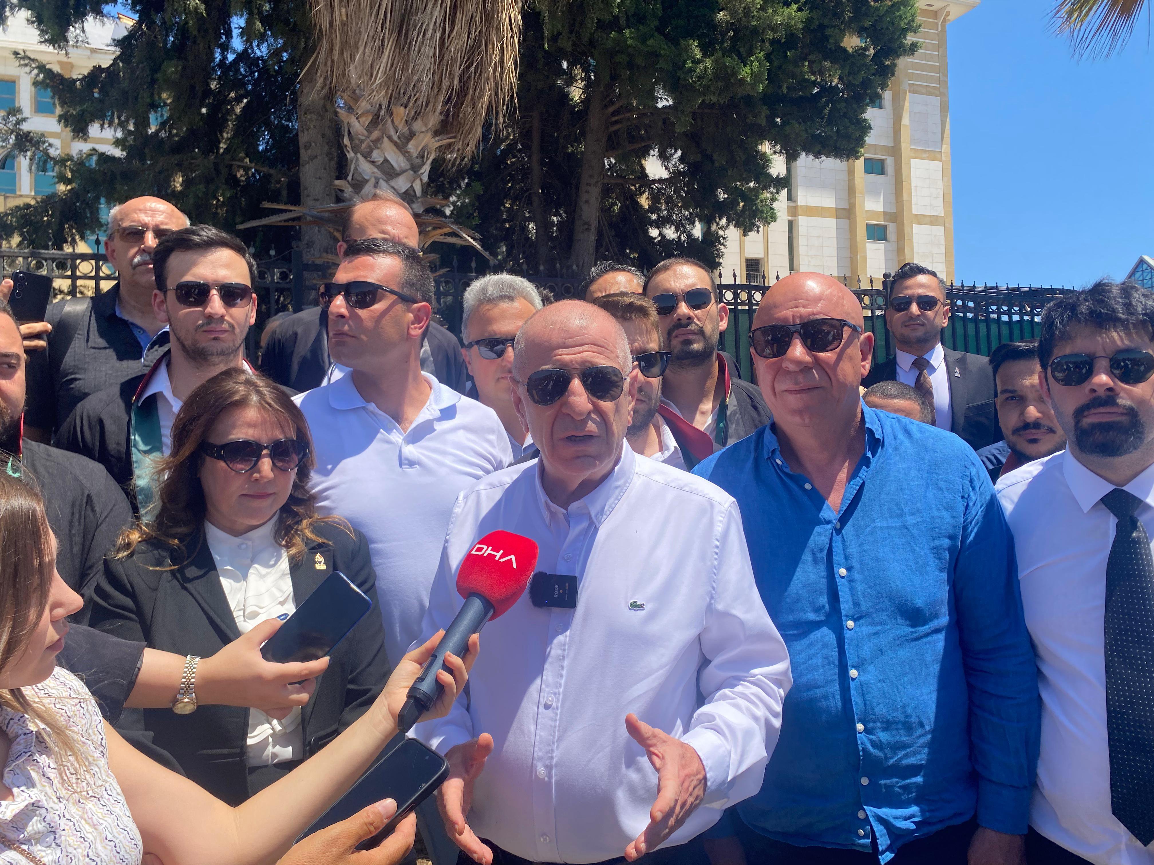 Ümit Özdağ Antalya Adliyesi