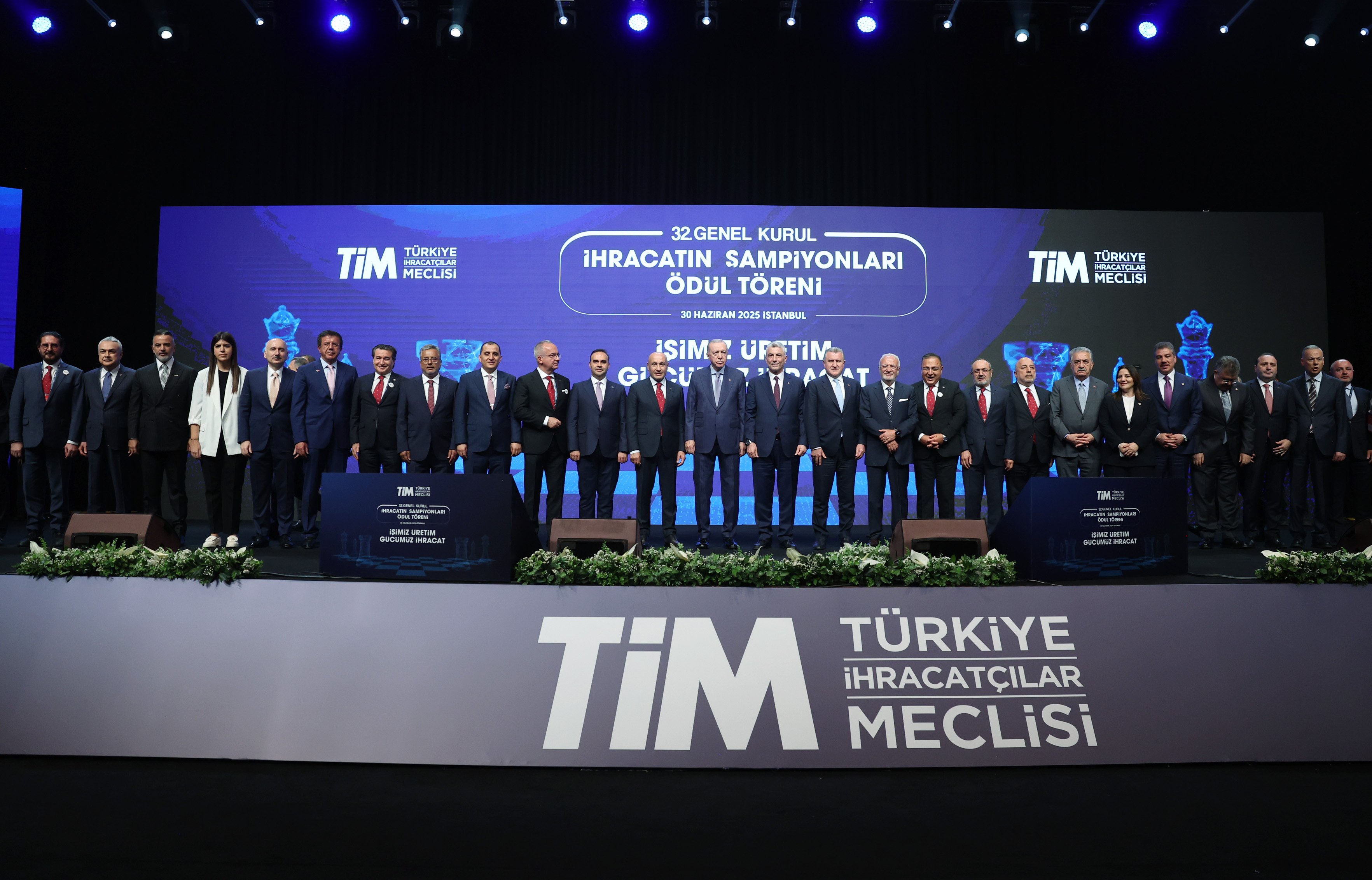 TİM Ödül Töreni katılımcıları