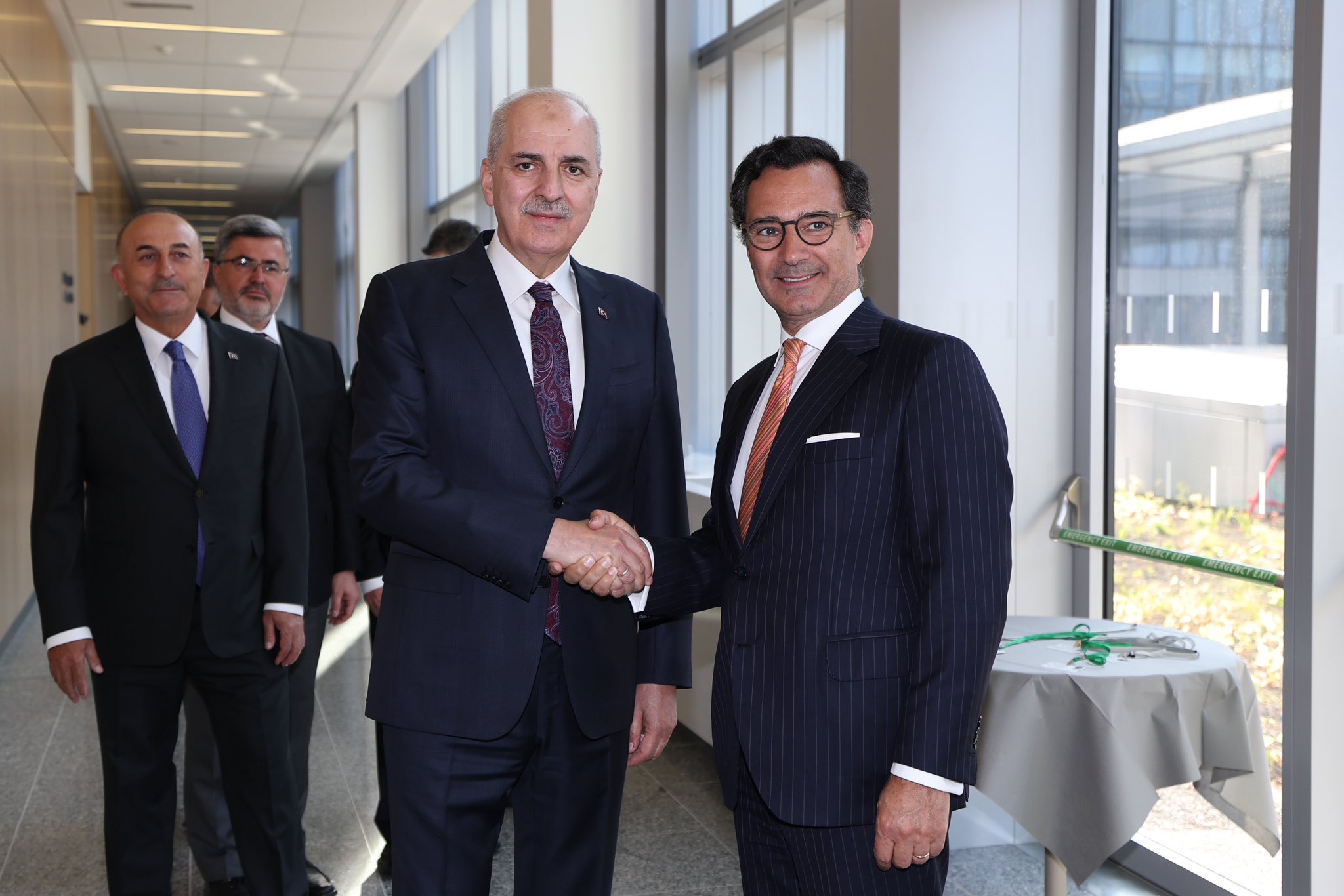 Numan Kurtulmuş NATO Ziyareti