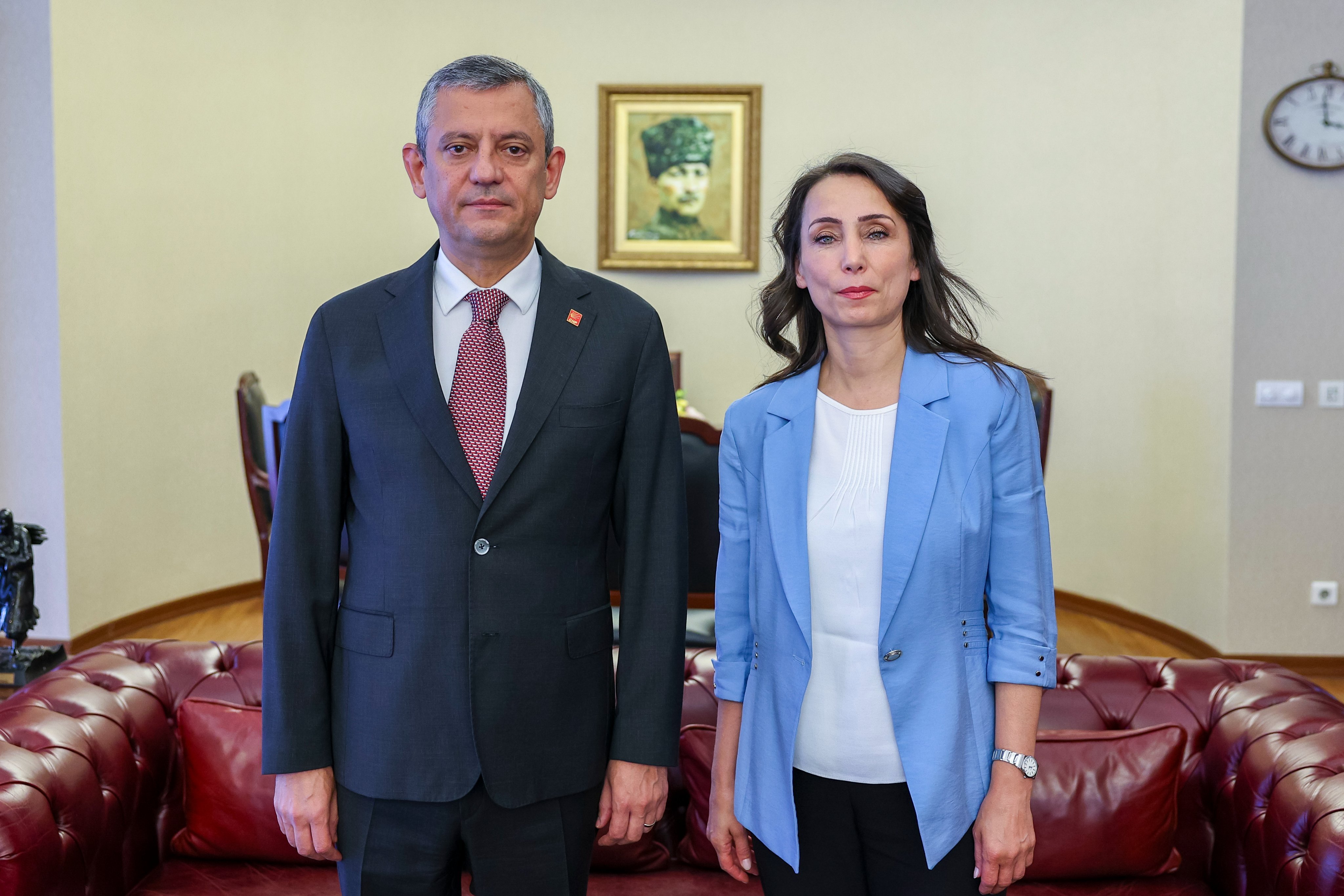DEM Parti ve CHP liderleri ortak açıklama yapıyor