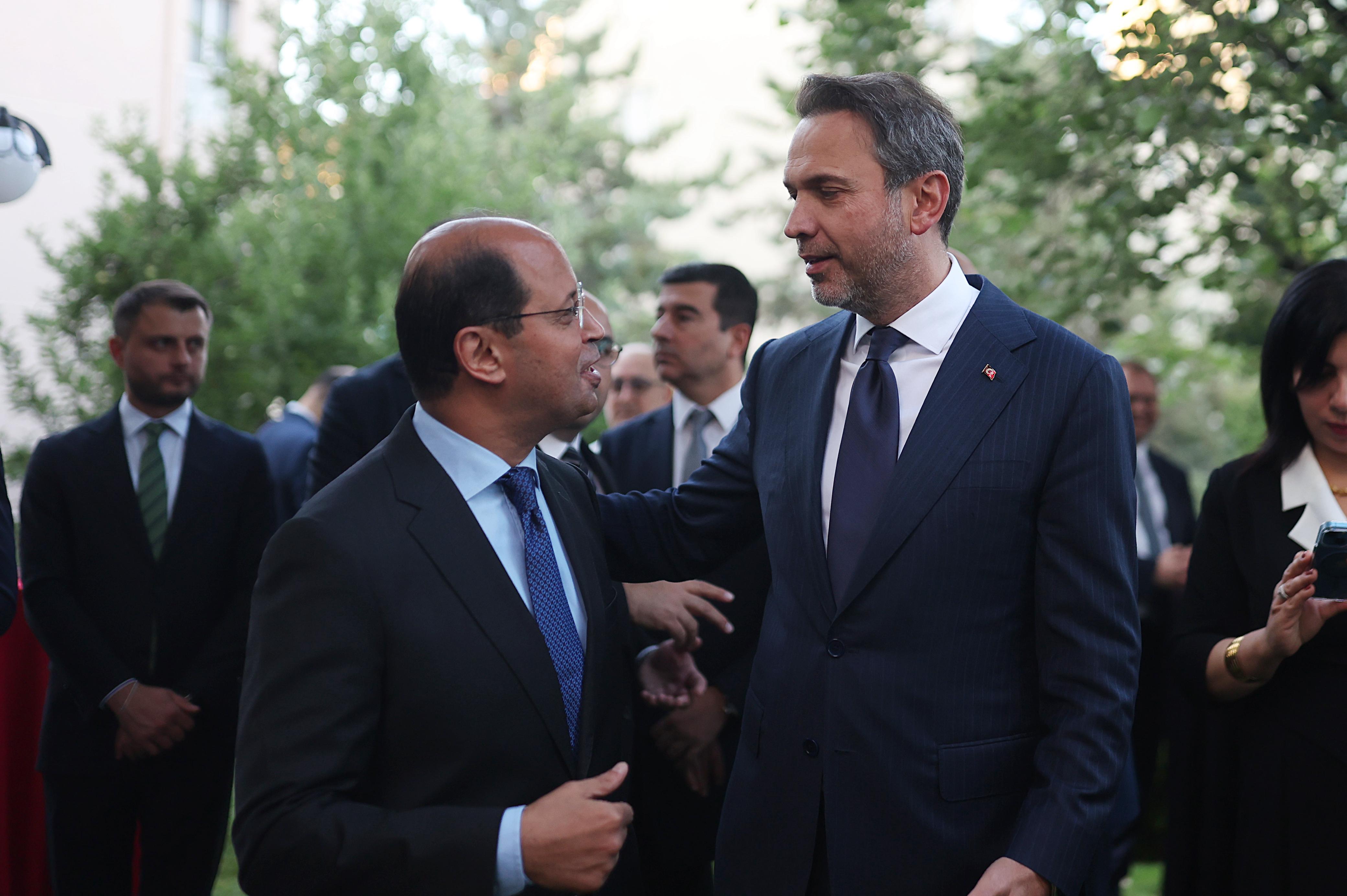 Bakan Bayraktar Mısır Büyükelçiliğinde