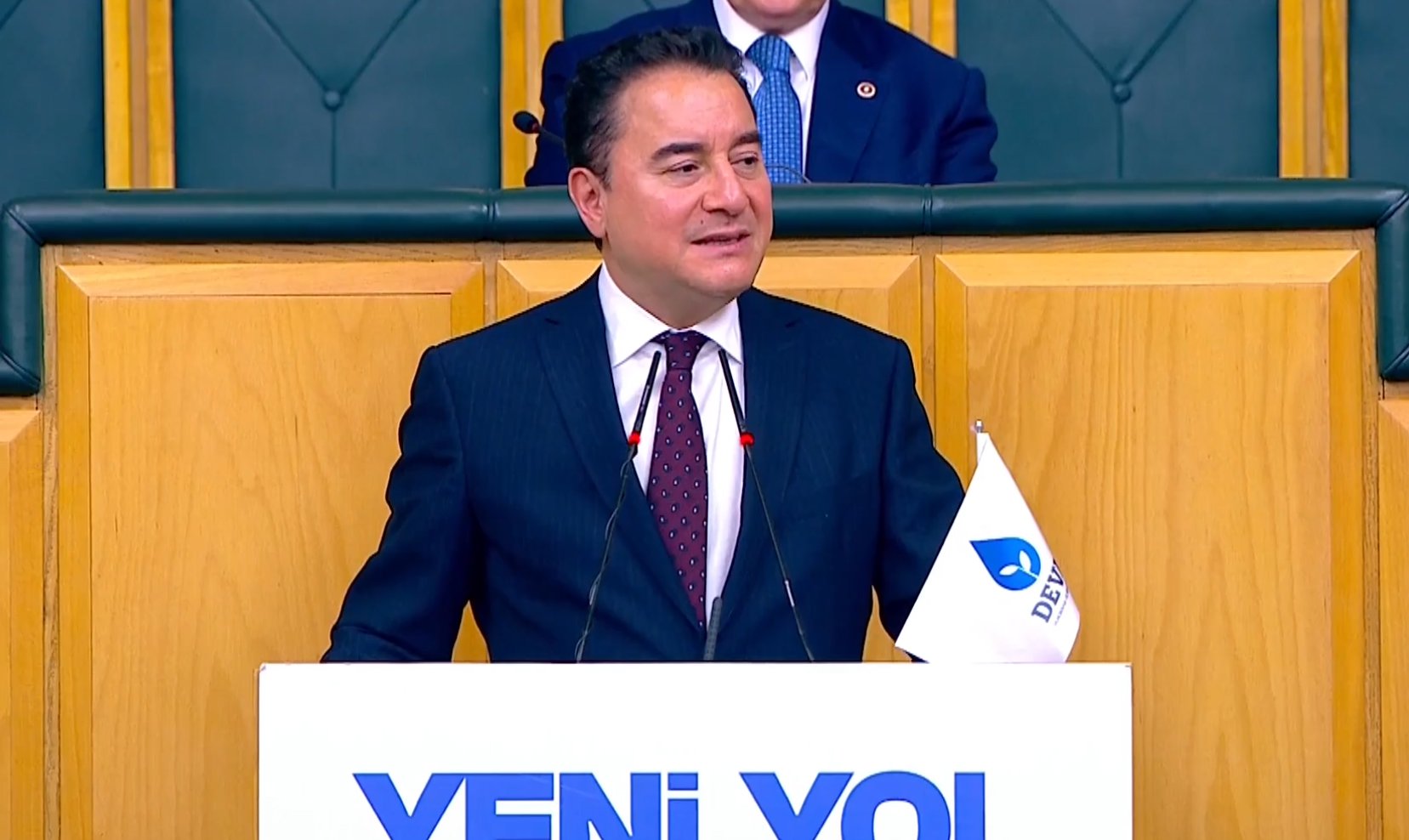 Mahmut Arıkan ve Ali Babacan Yeni Yol Partisi grup toplantısında