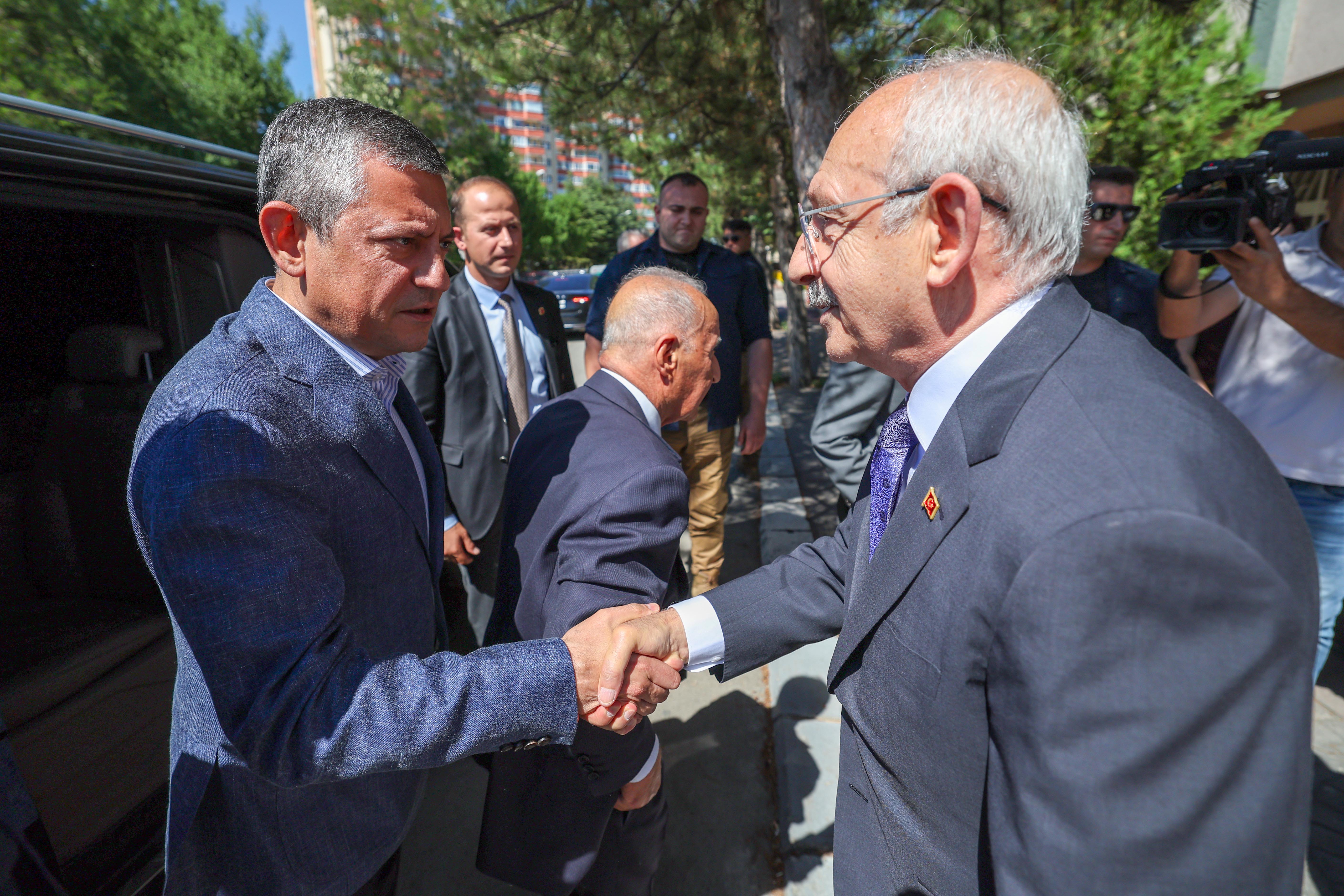 CHP liderleri taziye ziyaretinde