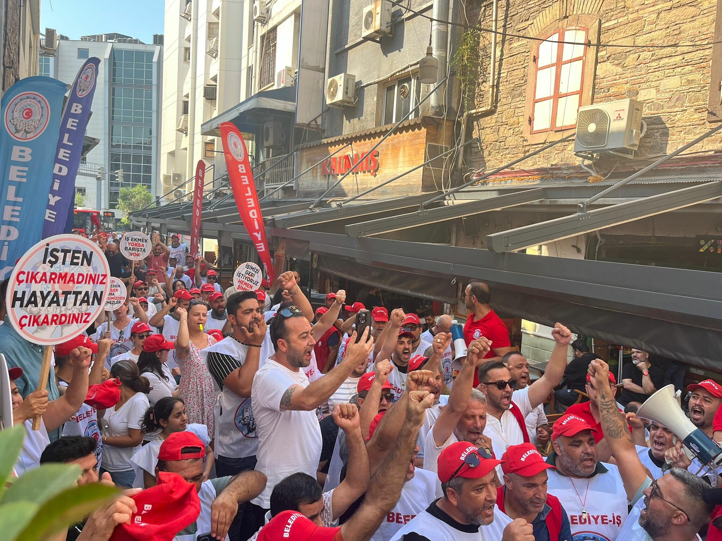 İzmir Büyükşehir Belediyesi Eylemi