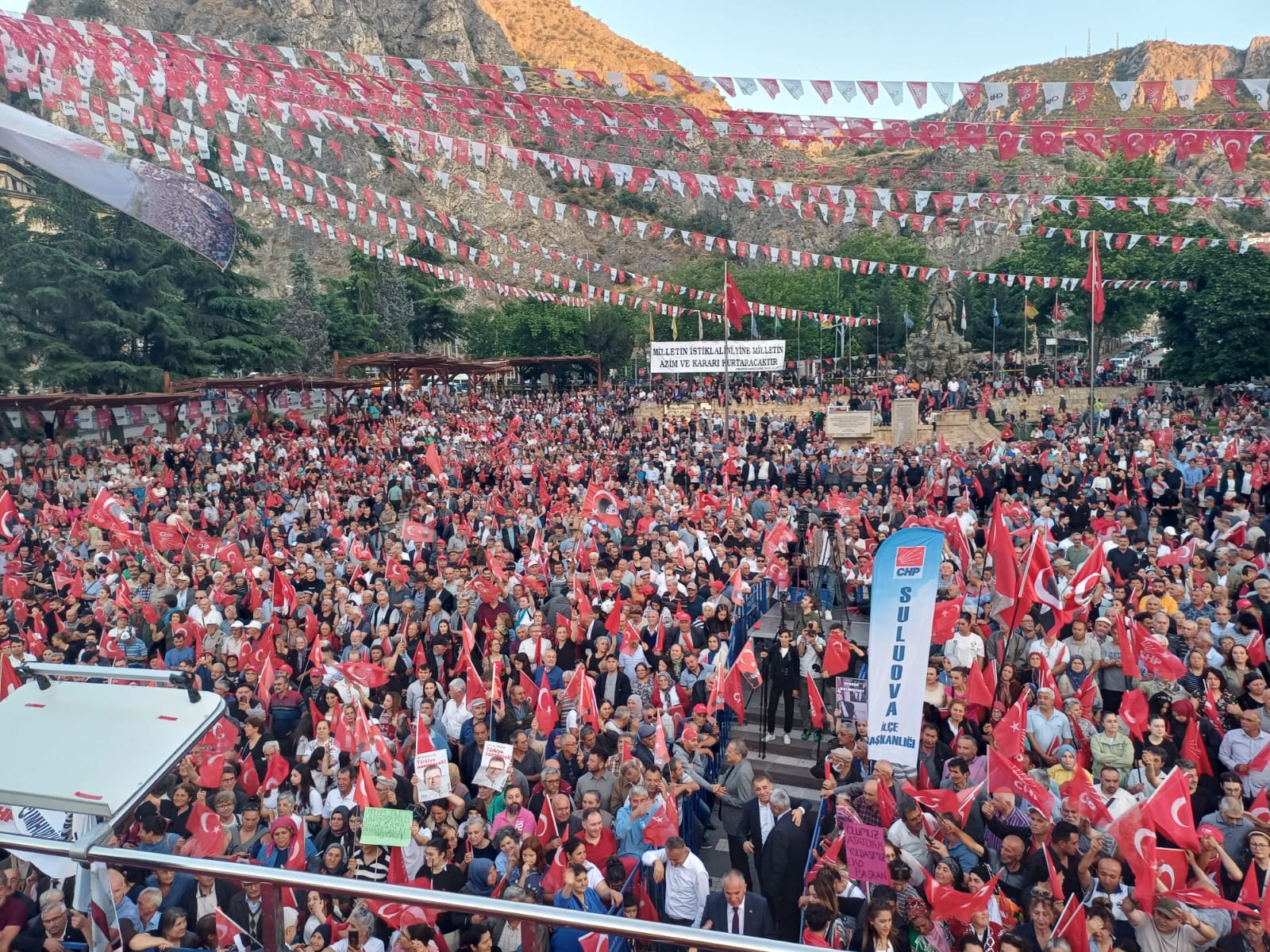 CHP Amasya Mitingi