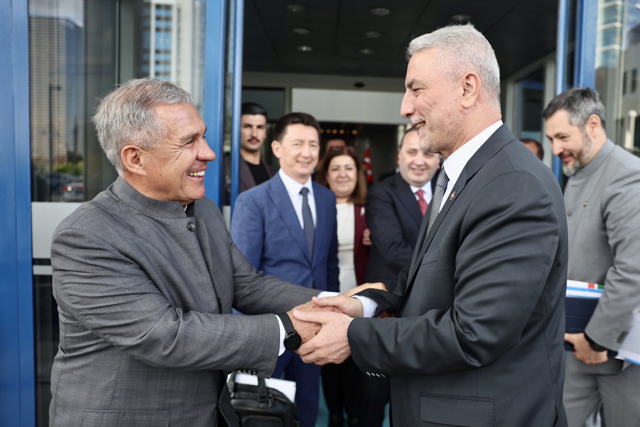 Ticaret Bakanı Ömer Bolat ve Tataristan Reisi Rüstem Minnihanov