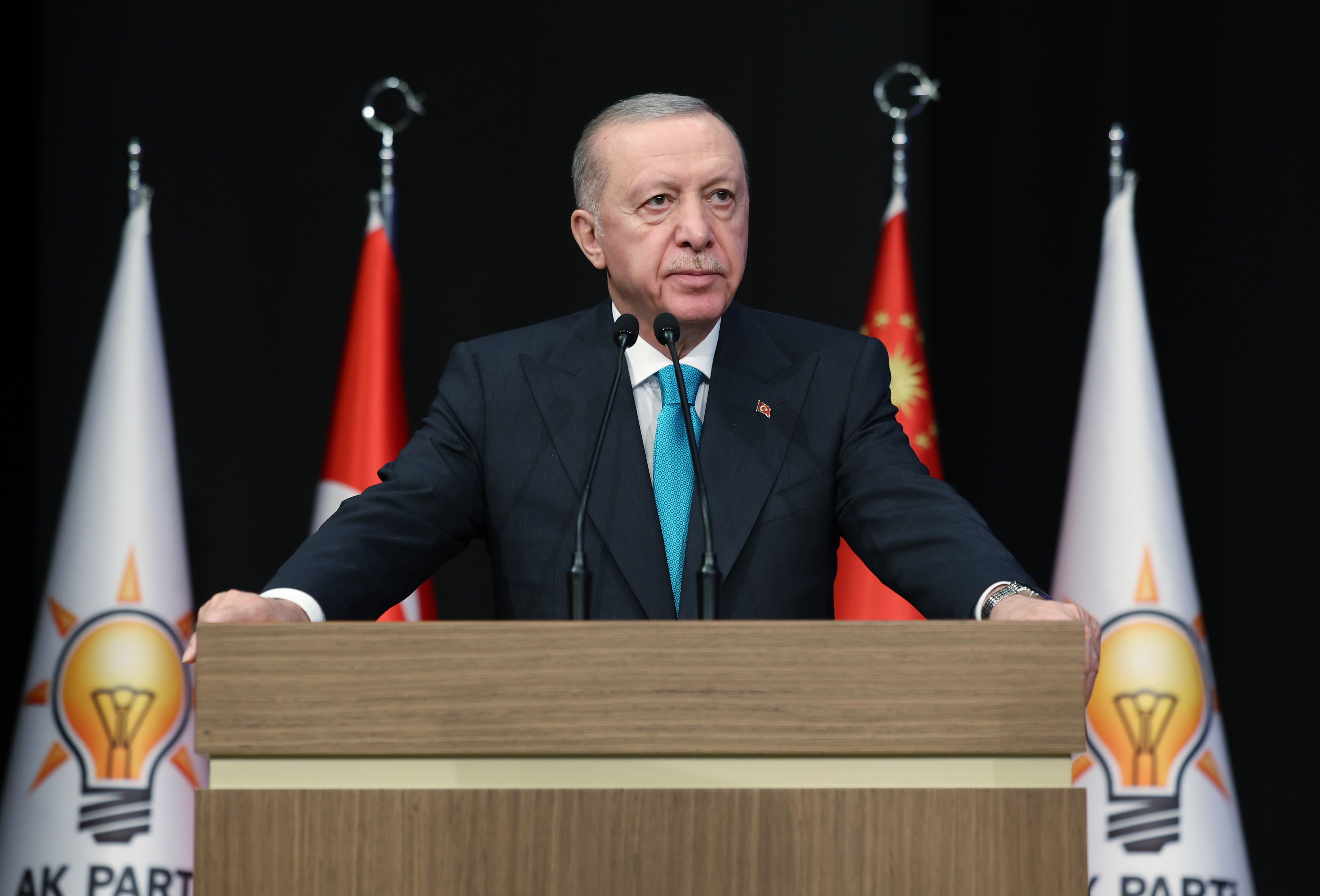 Cumhurbaşkanı Erdoğan AK Parti Toplantısında