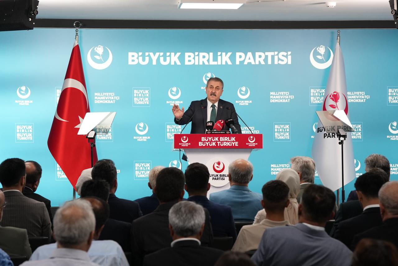 BBP Genel Başkanı Mustafa Destici Basın Toplantısı