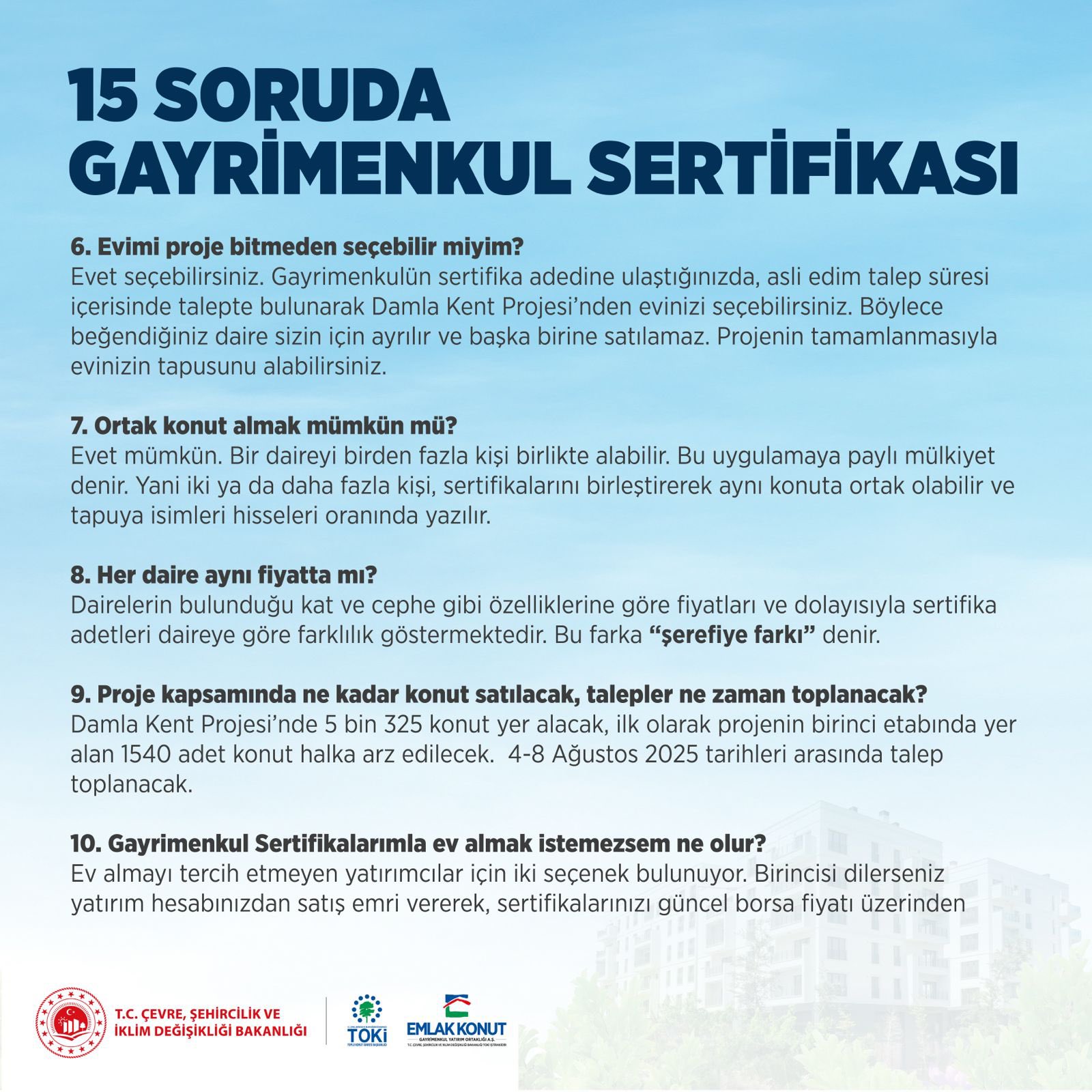 Damla Kent Evleri Projesi