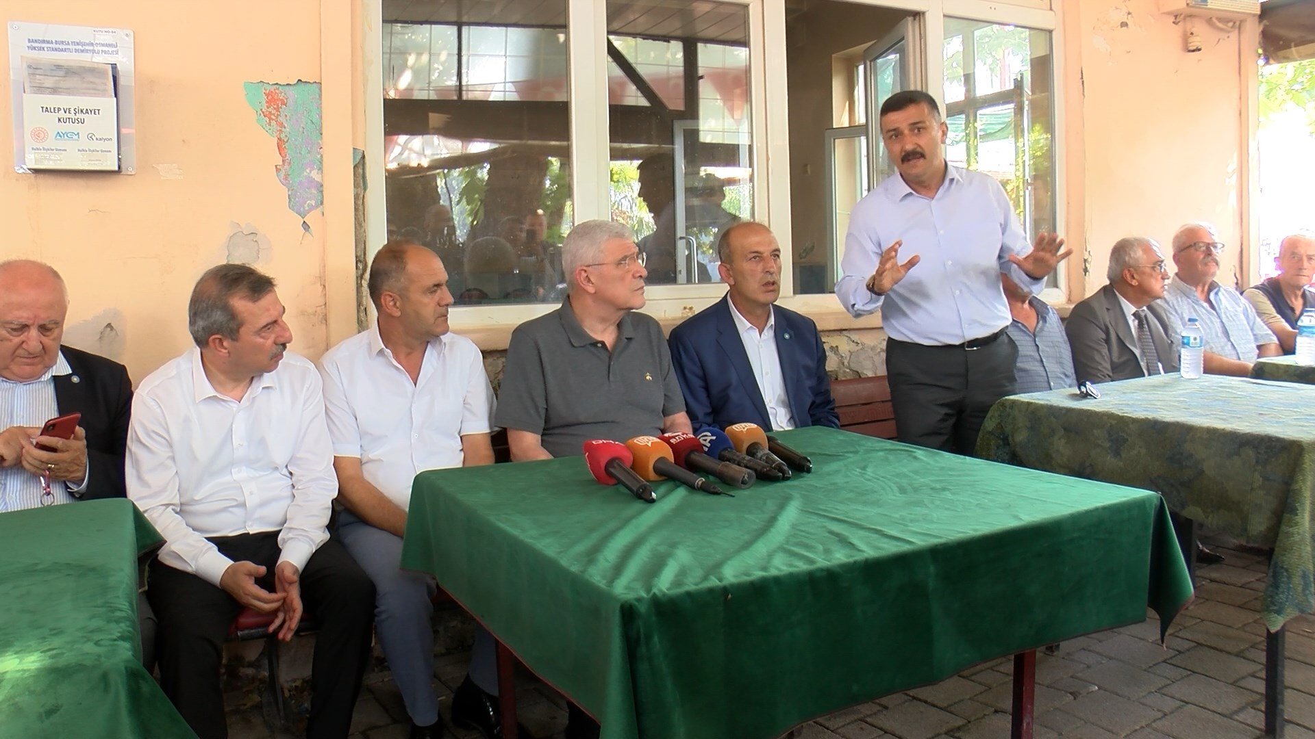 Müsavat Dervişoğlu Yangın Ziyareti