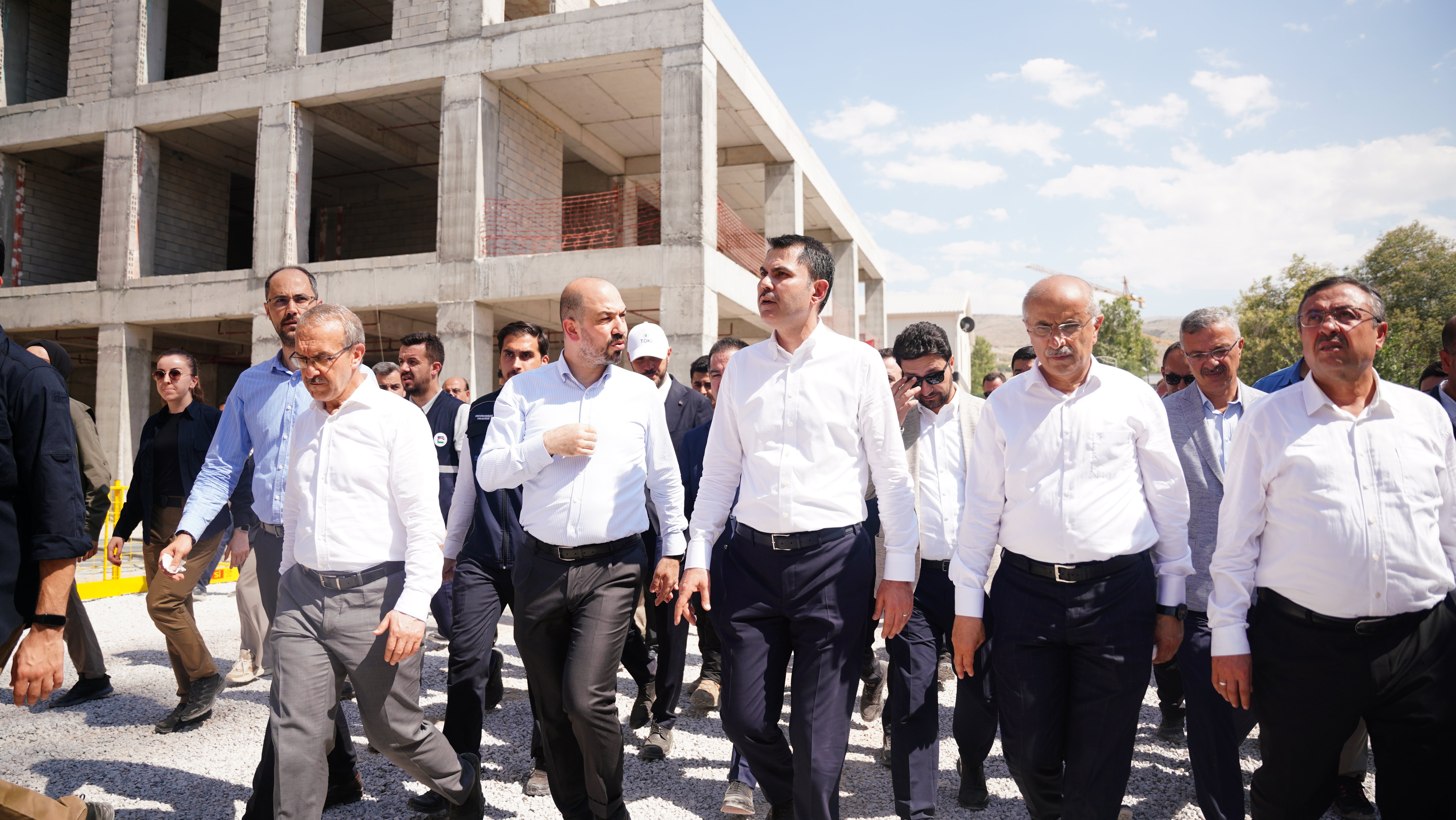 Bakan Murat Kurum Malatya inşaat denetimi