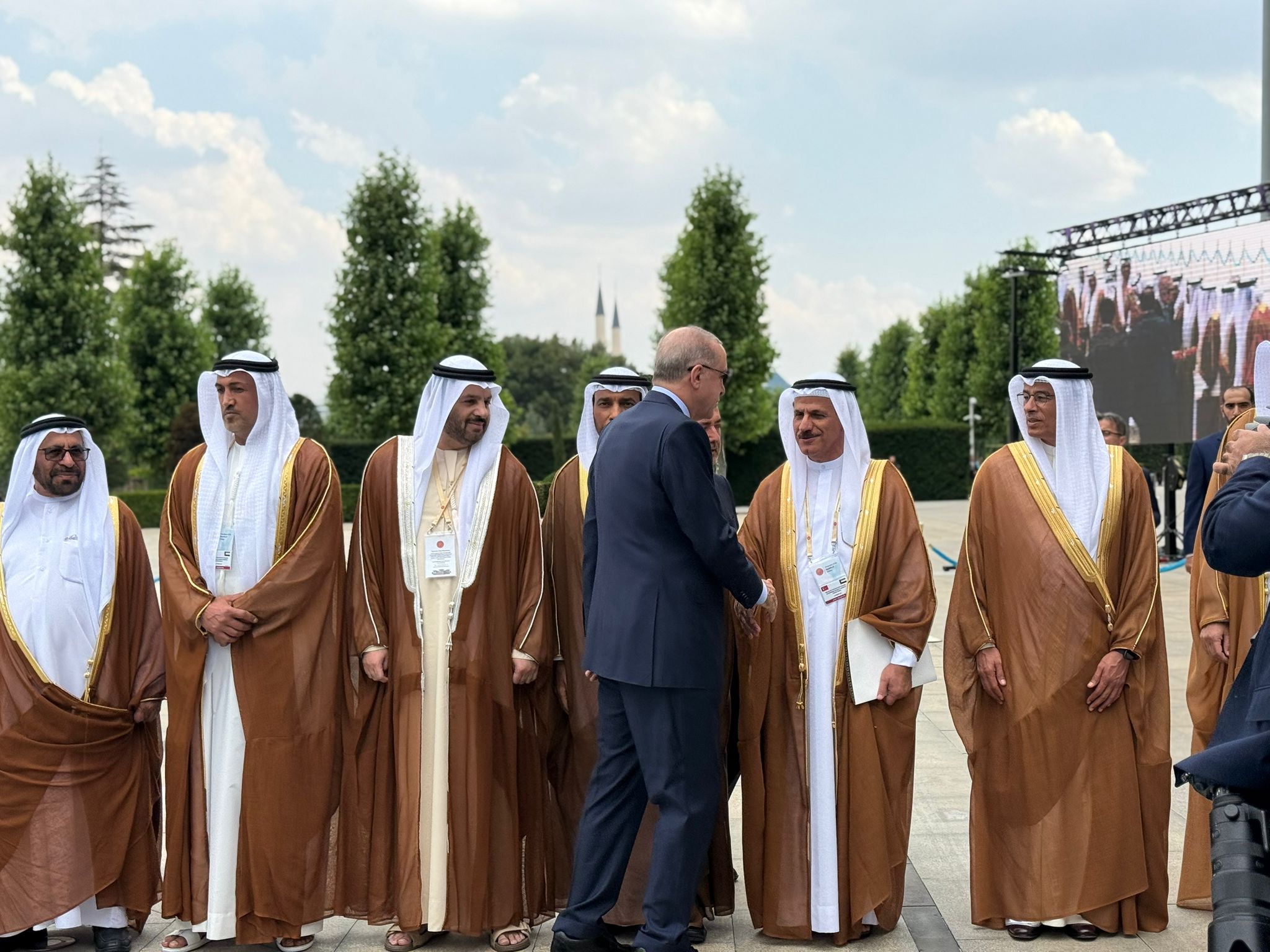 Cumhurbaşkanı Erdoğan ve BAE Devlet Başkanı Al Nahyan