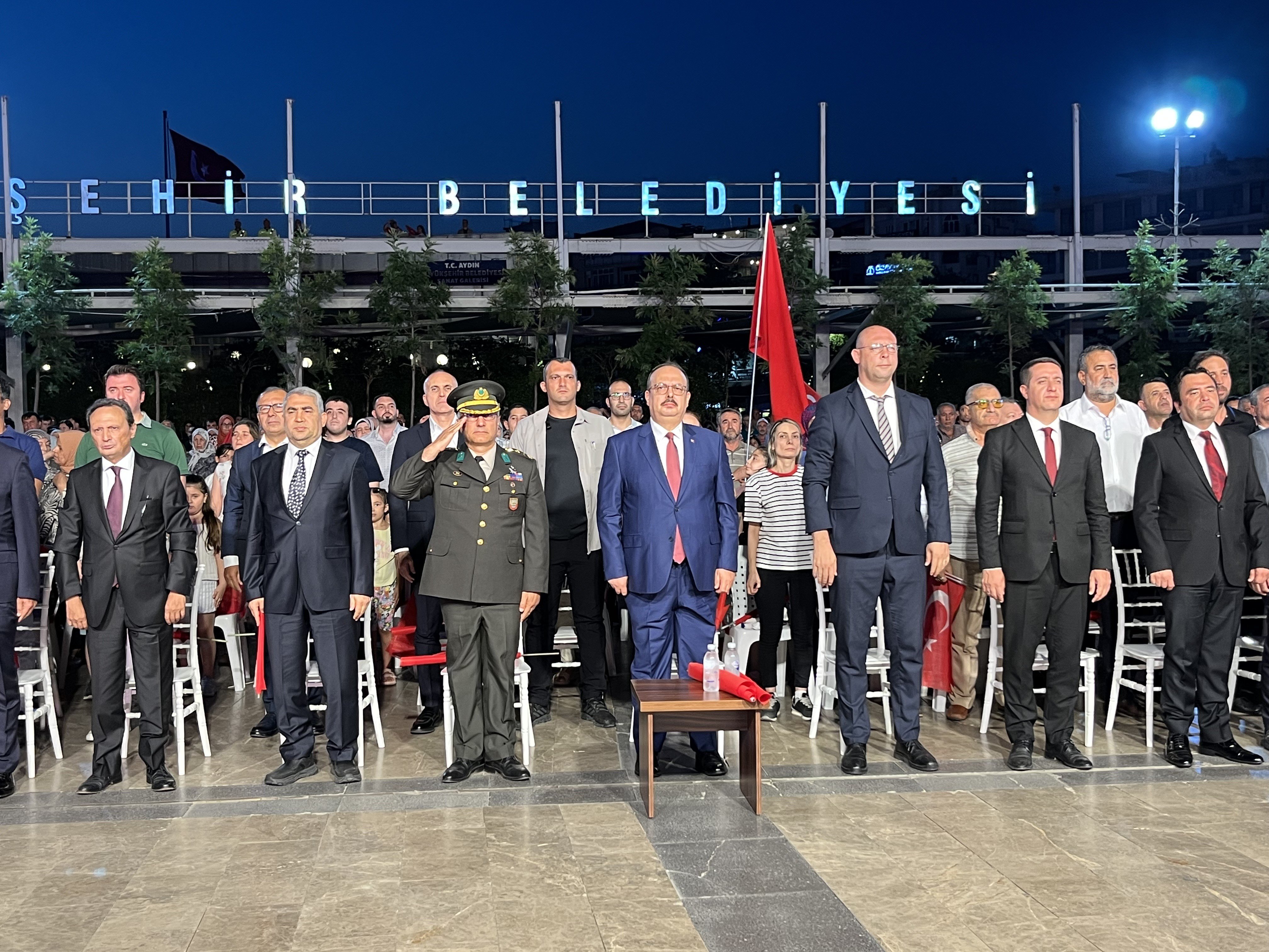 Aydın 15 Temmuz Anma Töreni