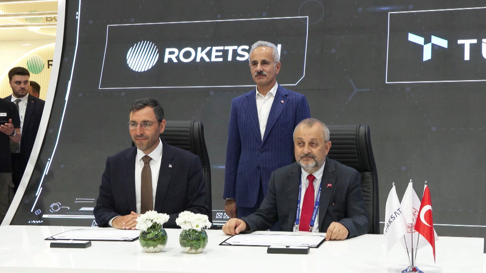 Bakan Uraloğlu TÜRKSAT ve ROKETSAN protokol imza töreni