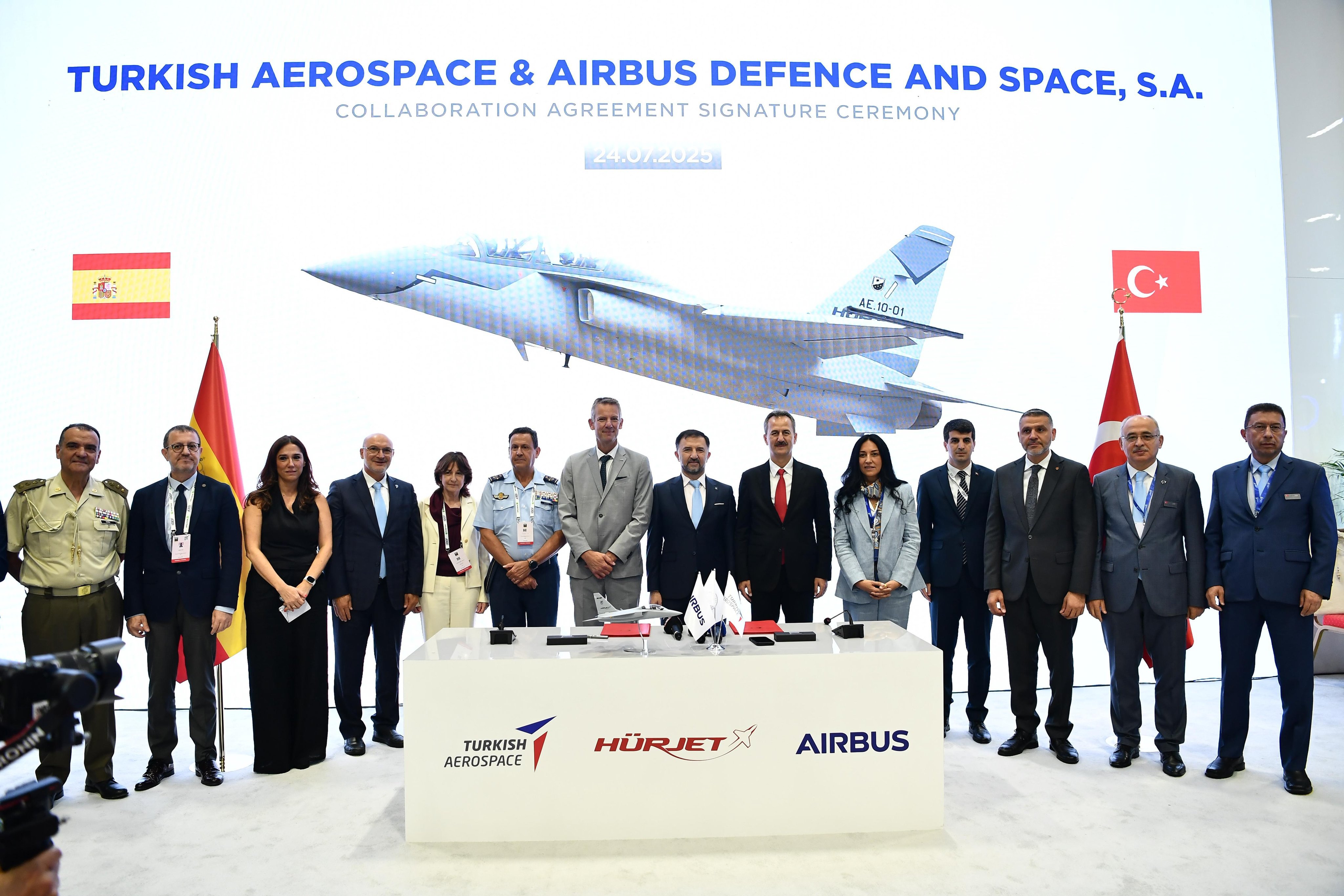 TUSAŞ ve AIRBUS İspanya HÜRJET Projesi İmza Töreni
