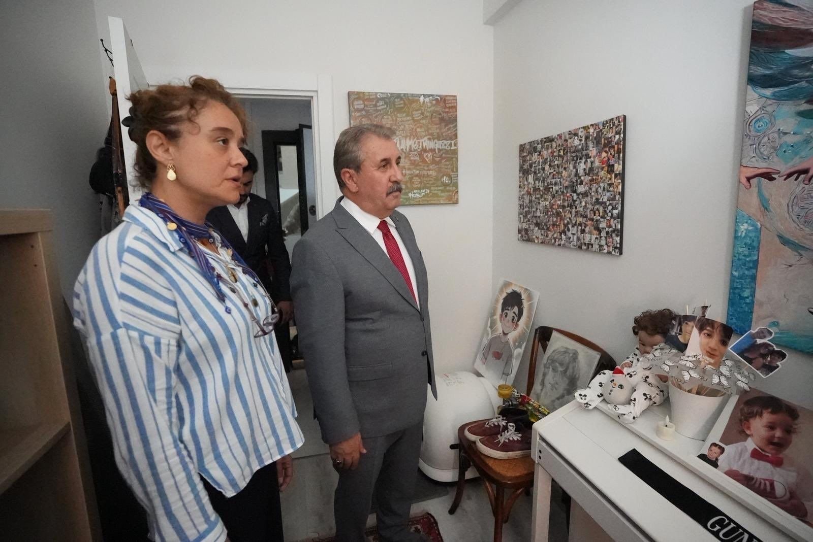 BBP Genel Başkanı Mustafa Destici taziye ziyareti