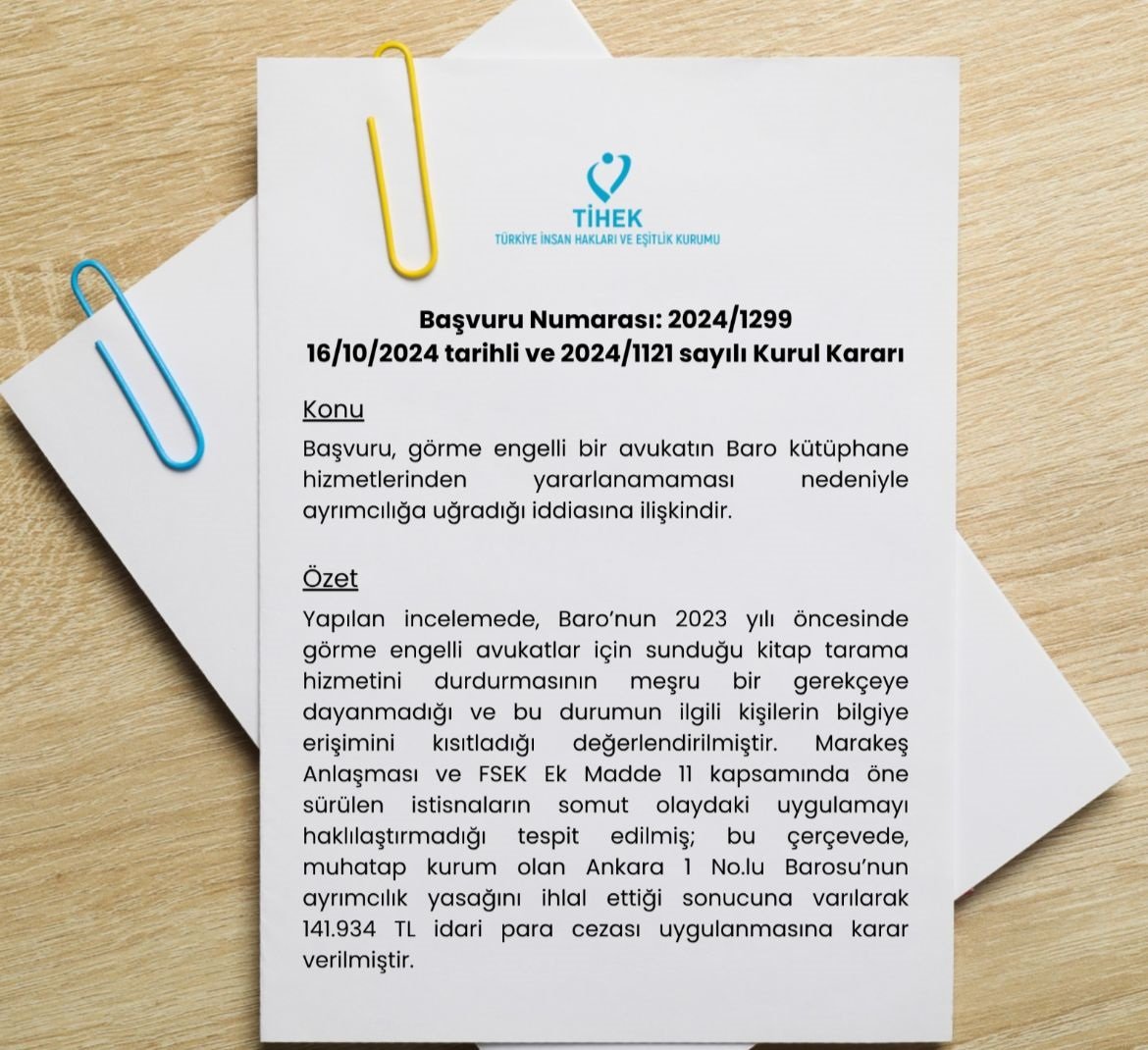 Görme Engelli Avukat Olgun Yılmaz