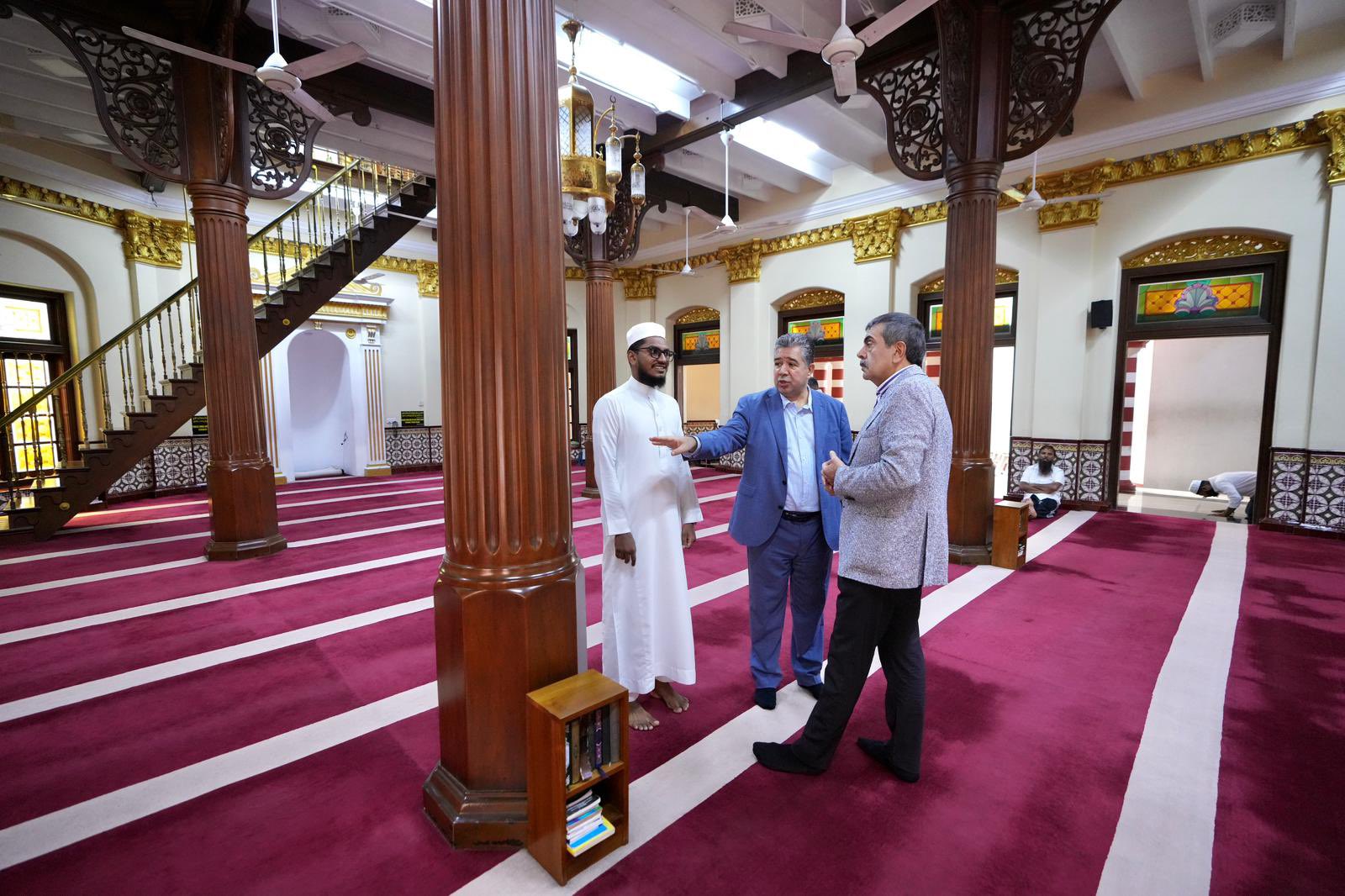 Milli Eğitim Bakanı Yusuf Tekin Sri Lanka Kırmızı Mescit ziyareti