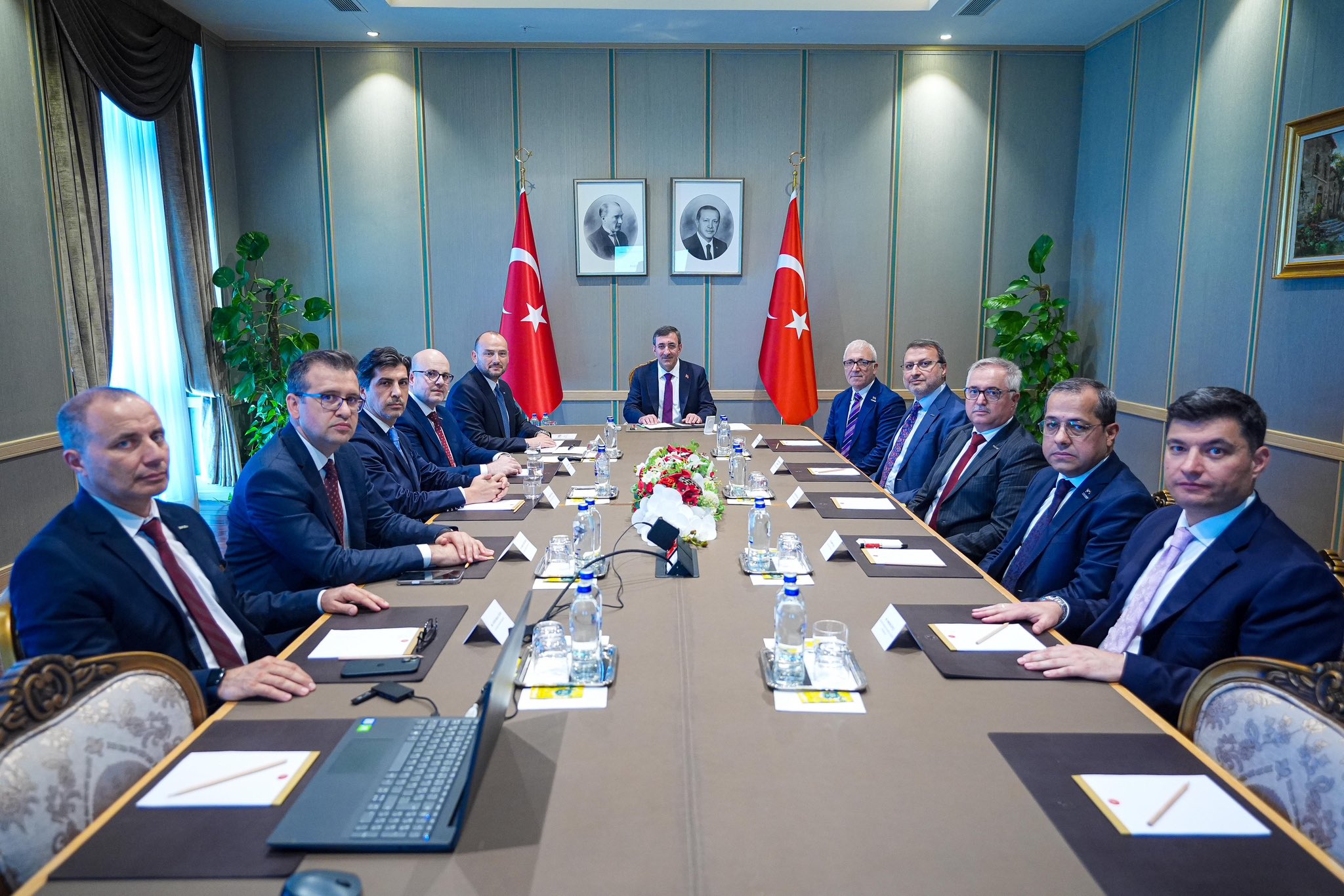Cevdet Yılmaz MÜSİAD Yönetimi ile Görüşme