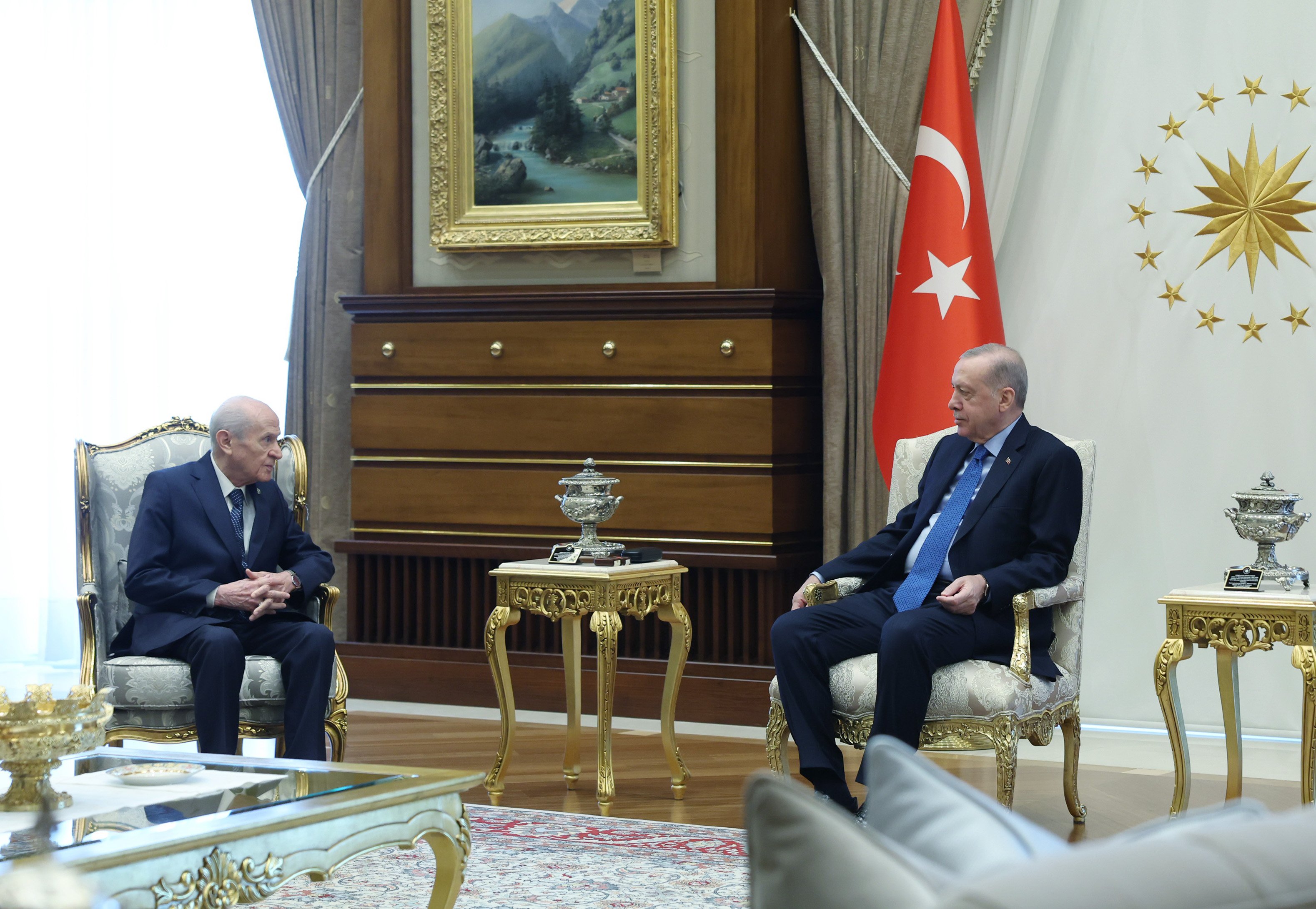 Cumhurbaşkanı Erdoğan ve MHP Lideri Bahçeli
