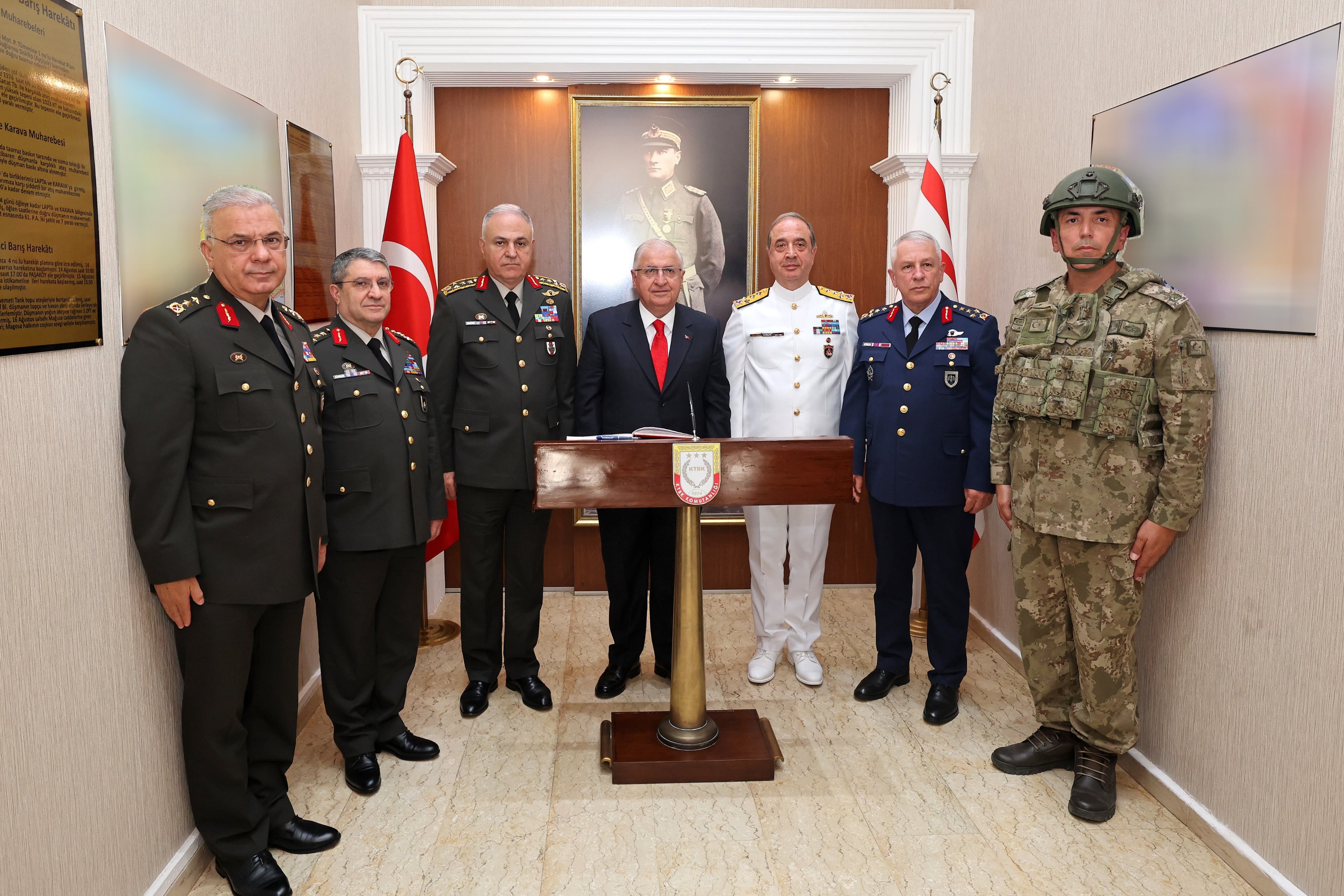 Milli Savunma Bakanı Yaşar Güler KKTC ziyareti