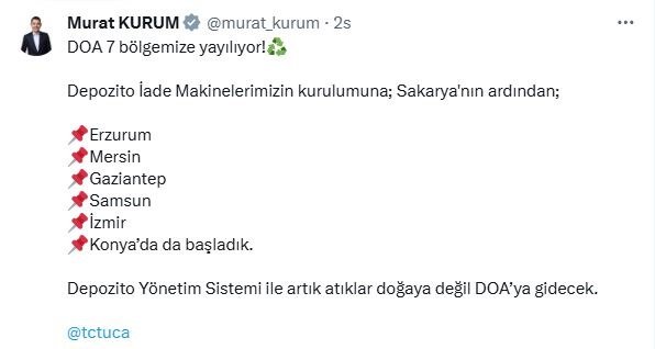 DOA mobil uygulaması